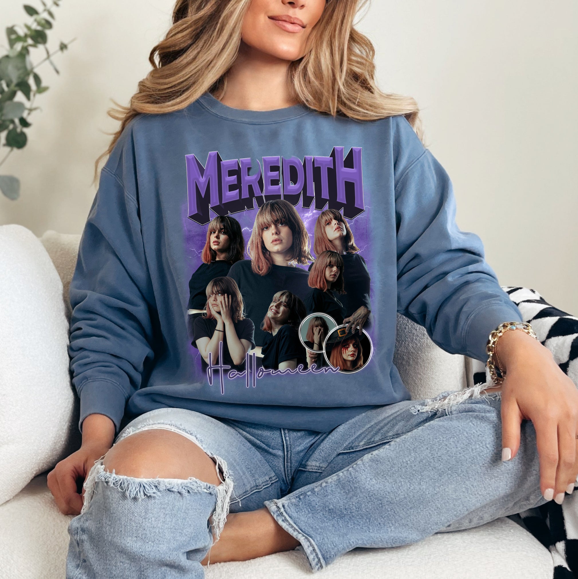 Personalized Halloween Graphic Tee – Comfort Colors Vintage Style