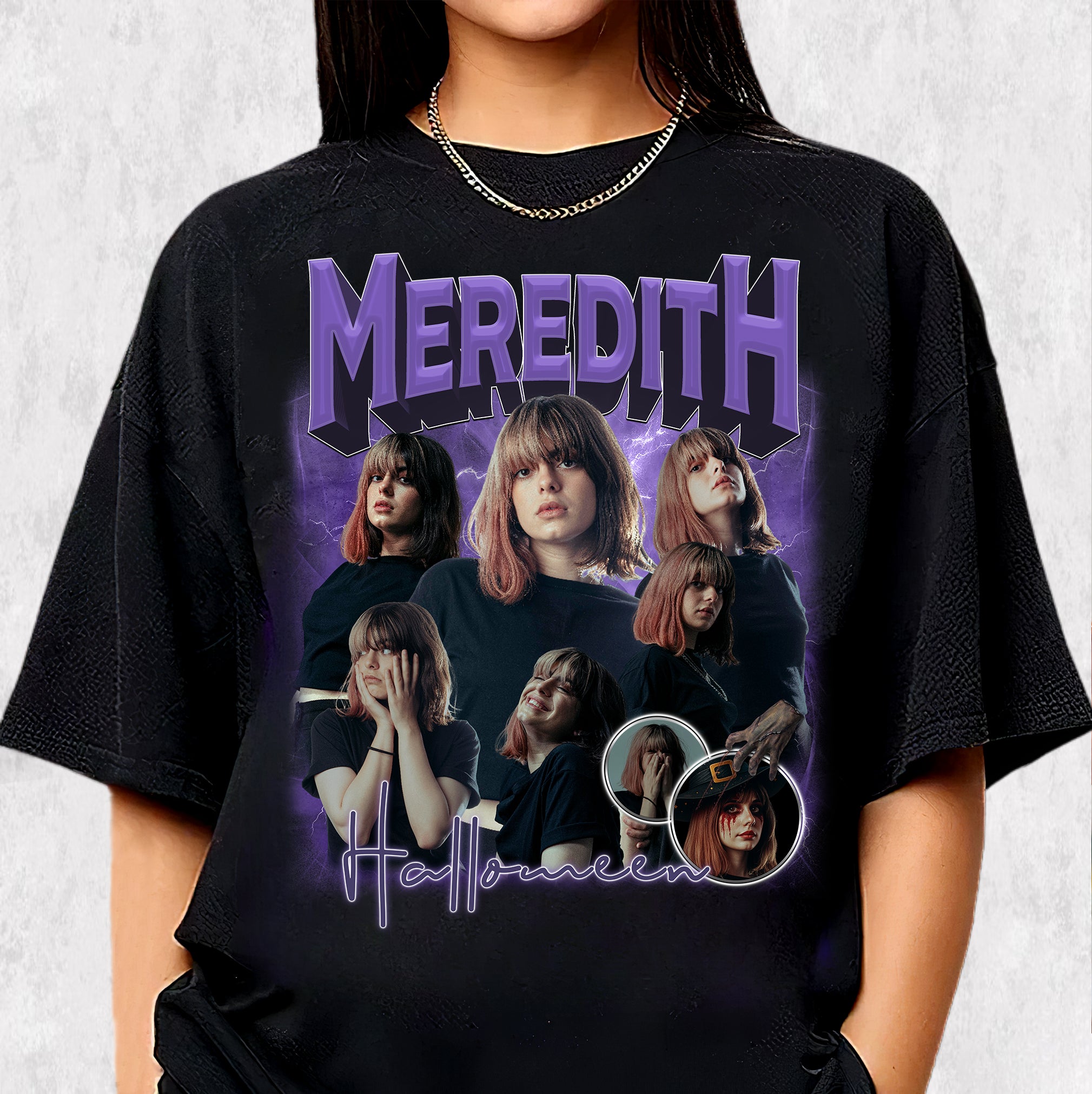 Personalized Halloween Graphic Tee – Comfort Colors Vintage Style