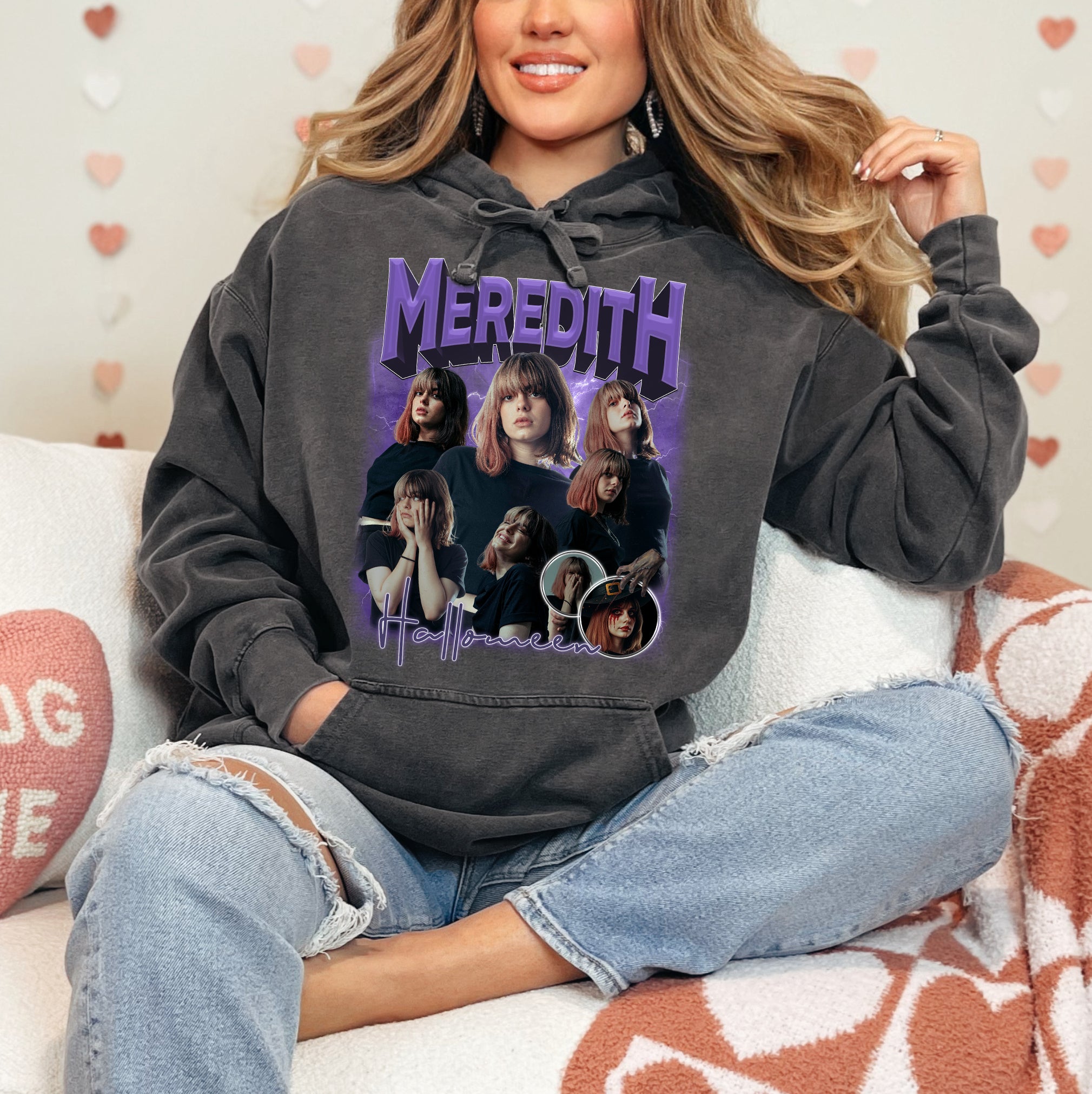 Personalized Halloween Graphic Tee – Comfort Colors Vintage Style