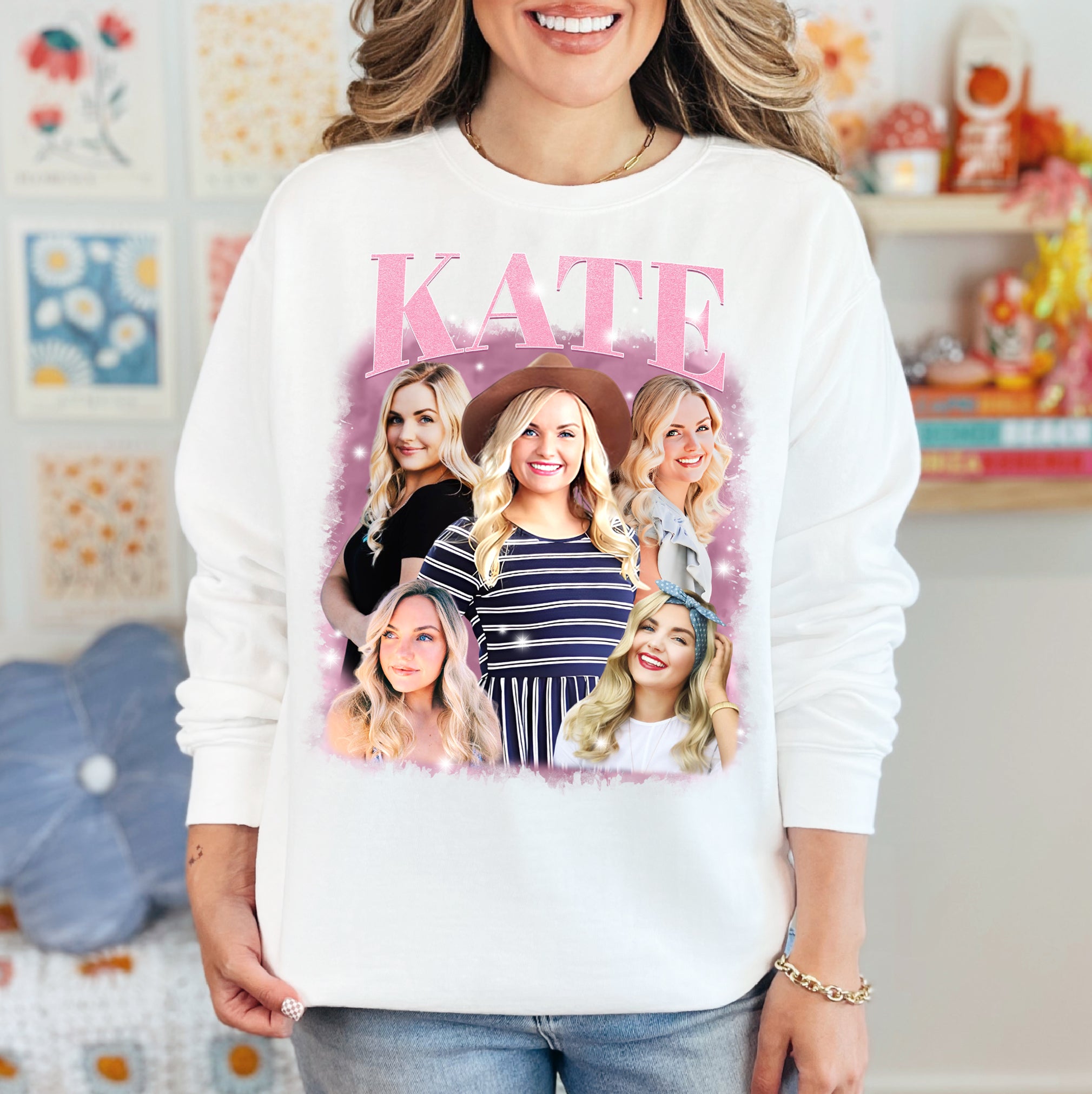 Custom Mom Shirt with Face – Personalized Comfort Colors Tee