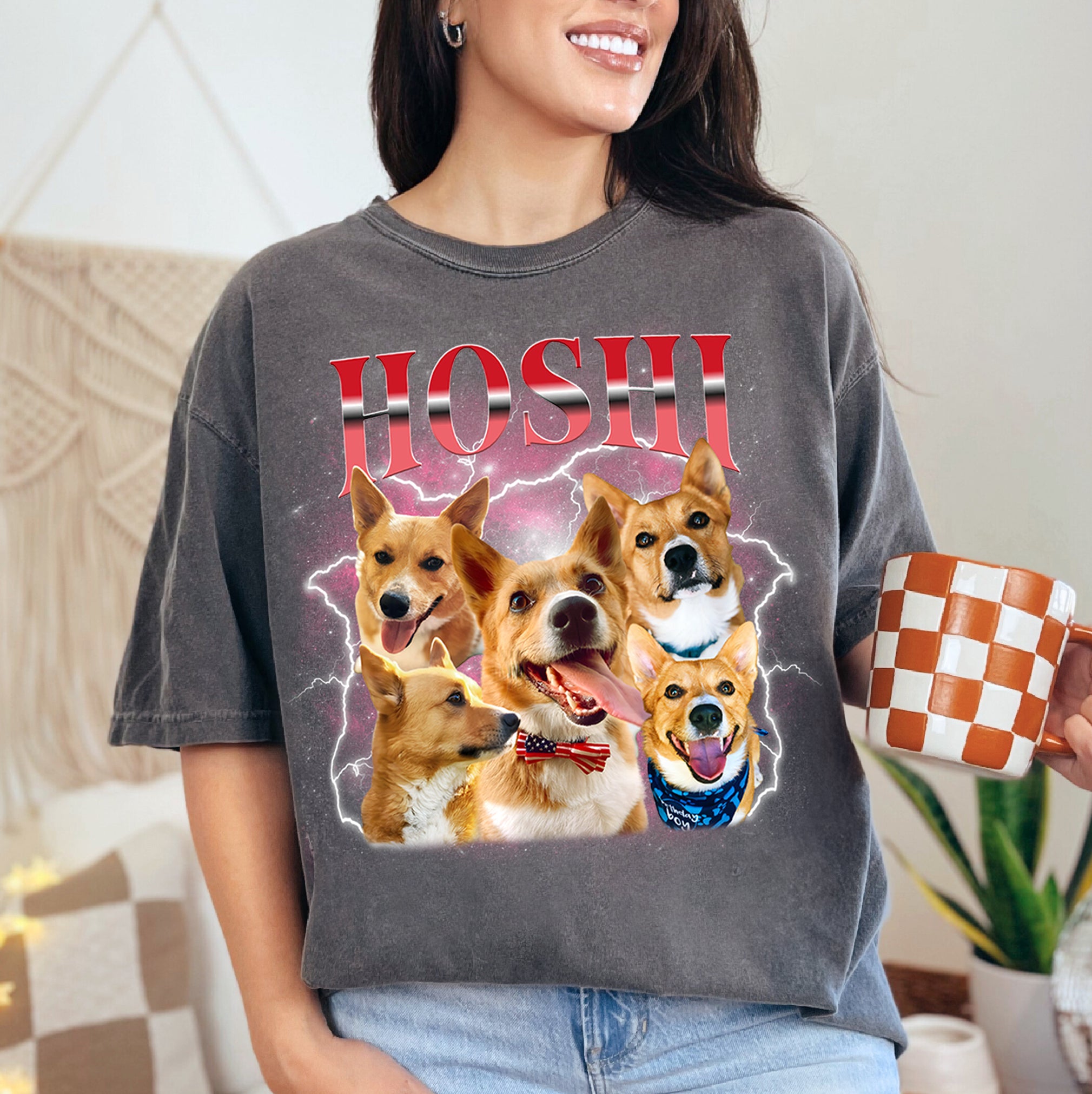 Custom Dog Face Shirt – Personalized Pet Photo Tee