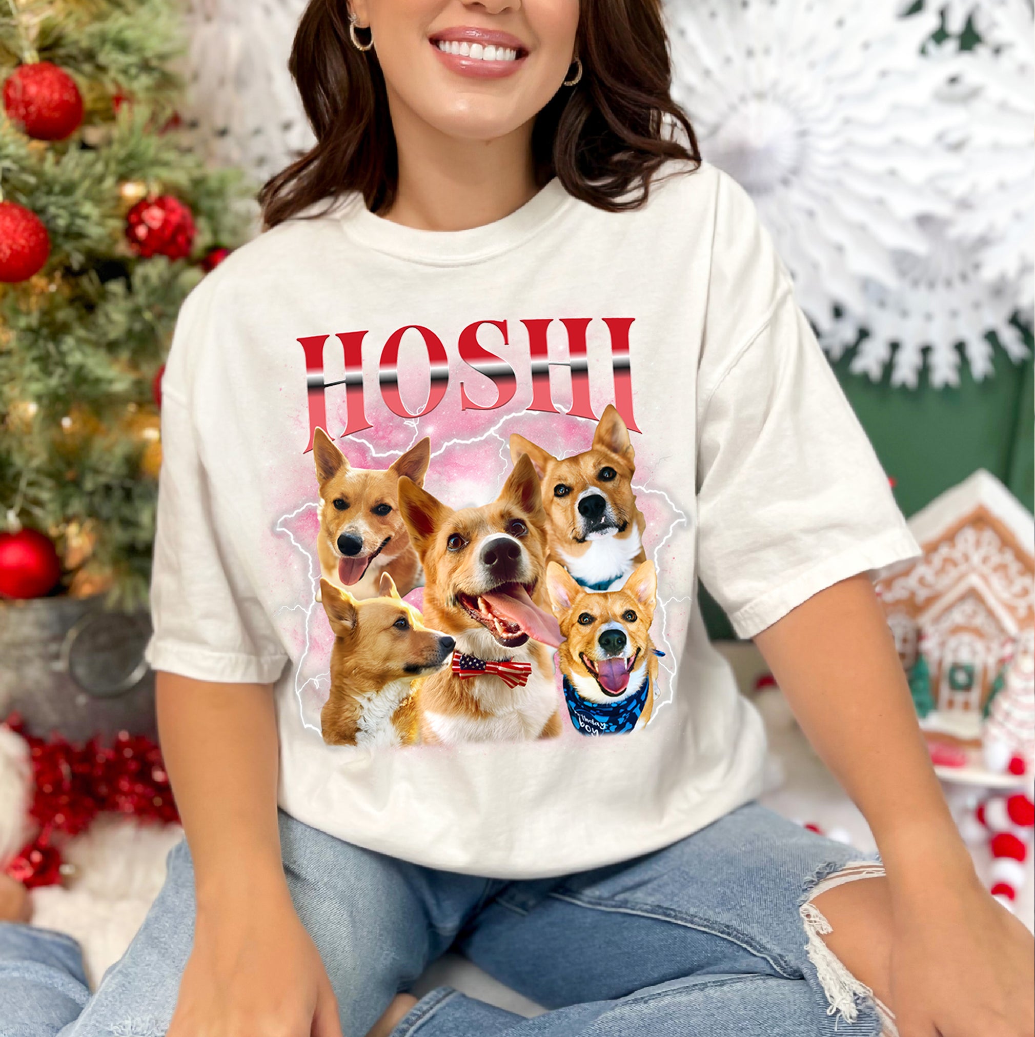 Custom Dog Face Shirt – Personalized Pet Photo Tee