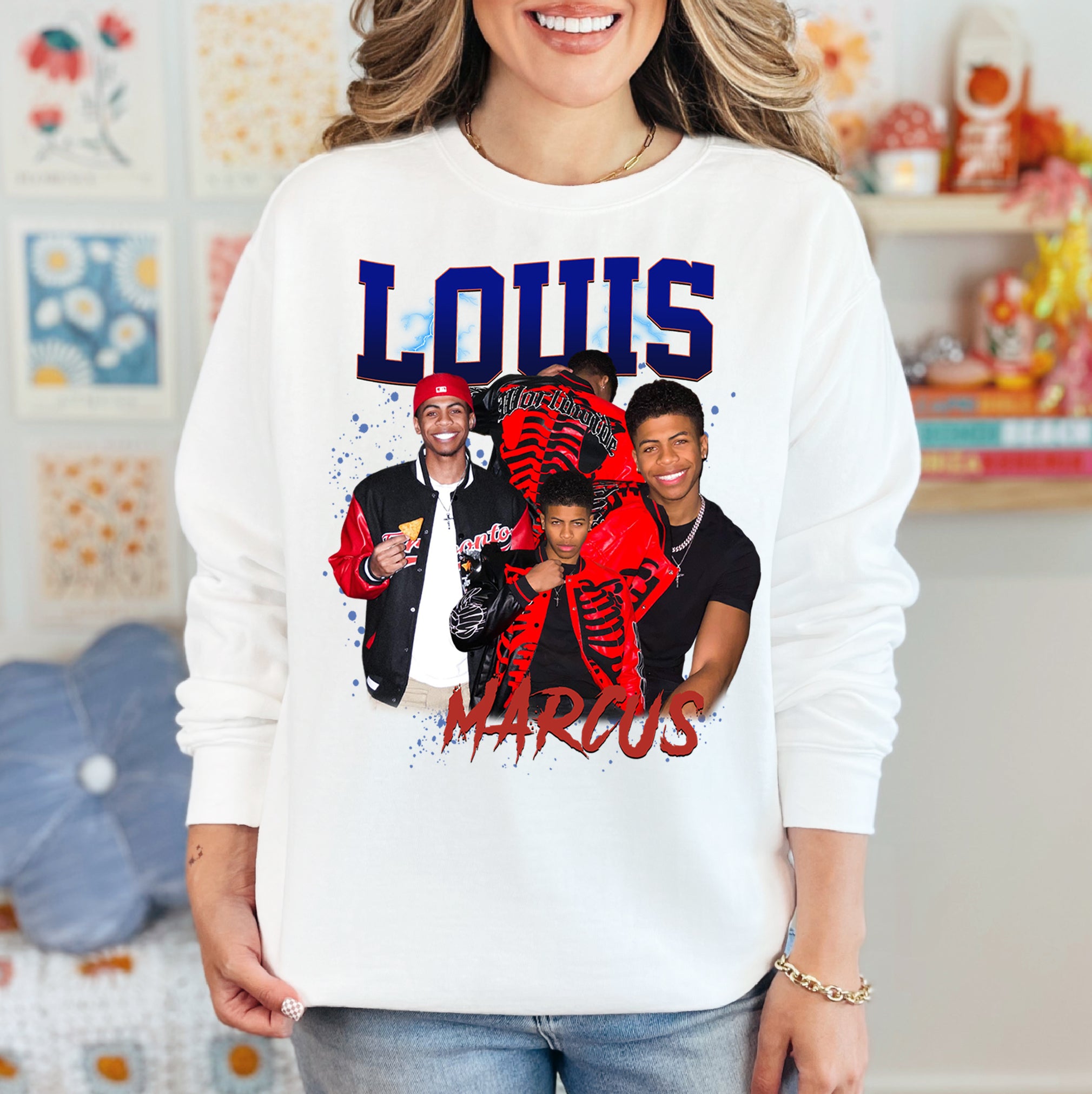 Custom Boyfriend Shirt – Personalized Comfort Colors Photo Tee with Name