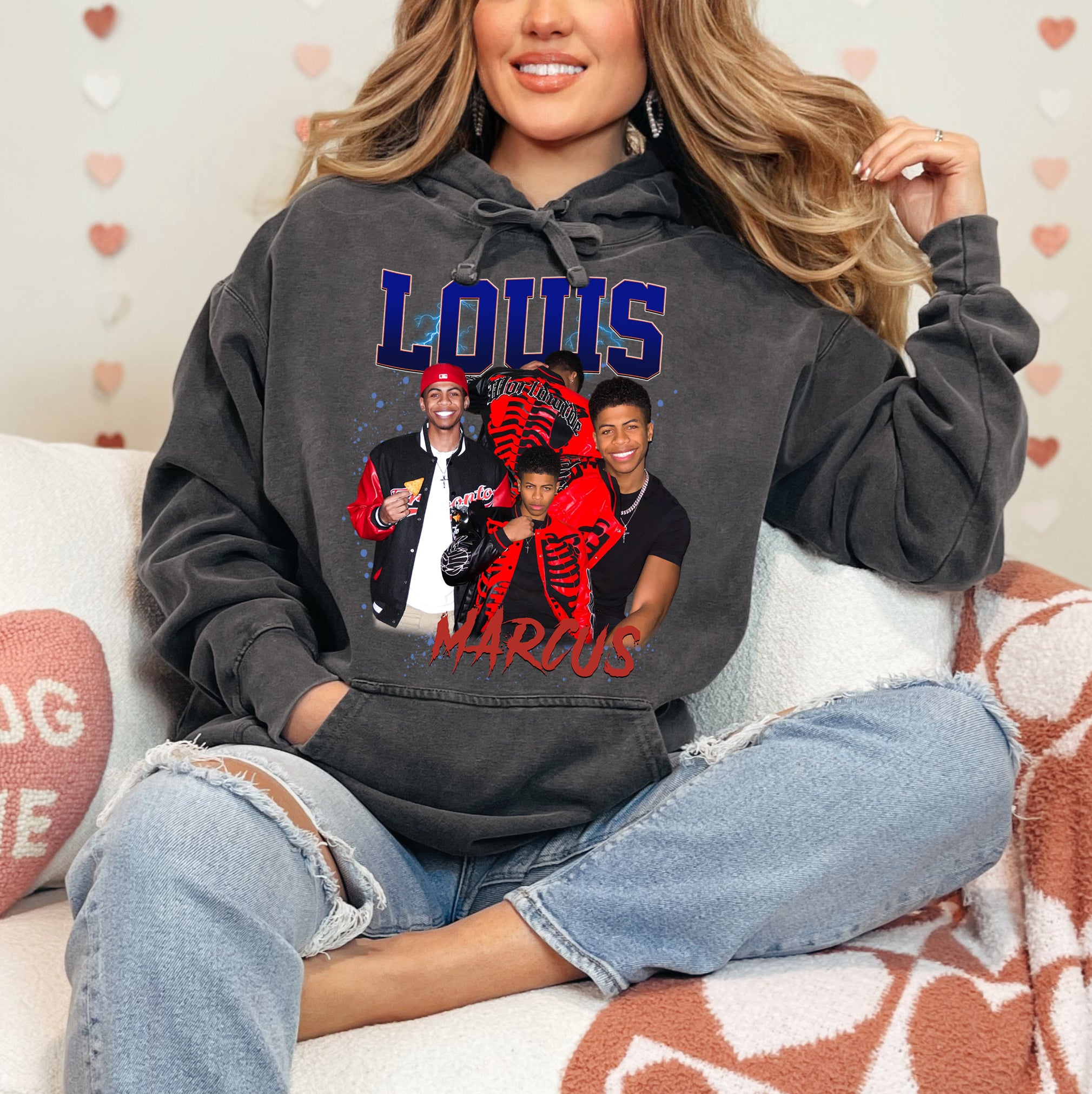 Custom Boyfriend Shirt – Personalized Comfort Colors Photo Tee with Name