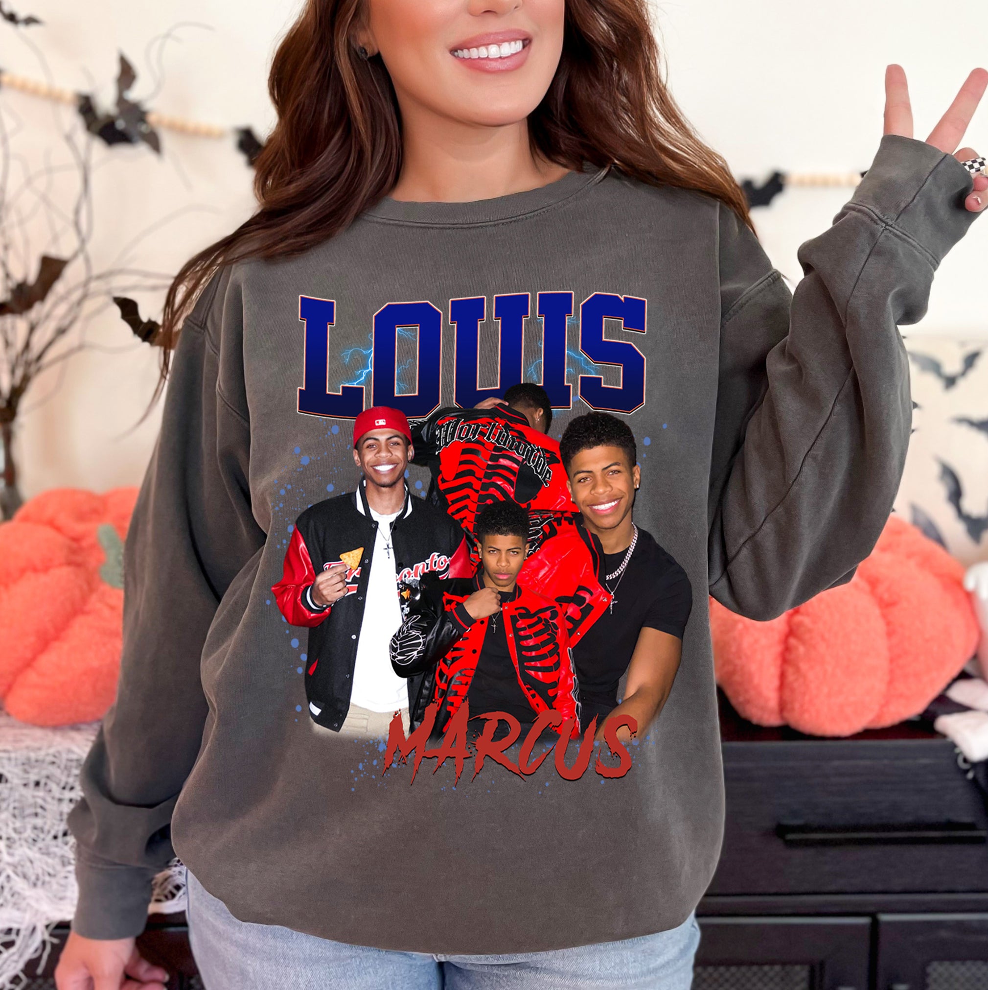 Custom Boyfriend Shirt – Personalized Comfort Colors Photo Tee with Name