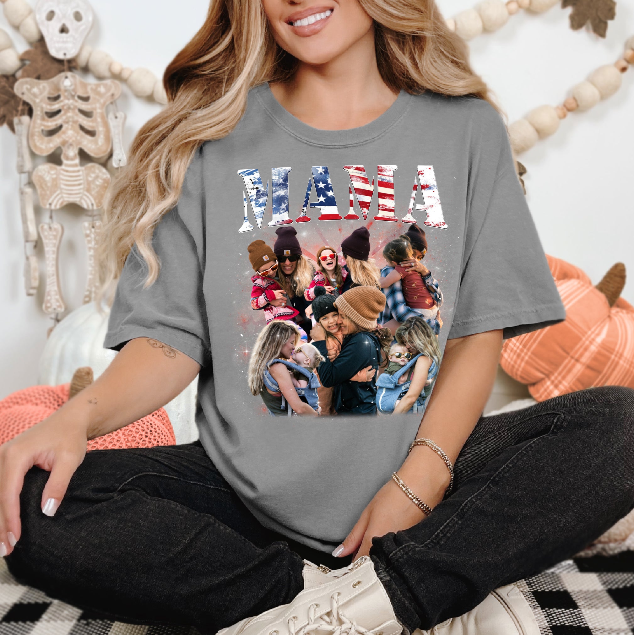 American Mama Custom Shirt – Retro 4th of July Gift for Mom