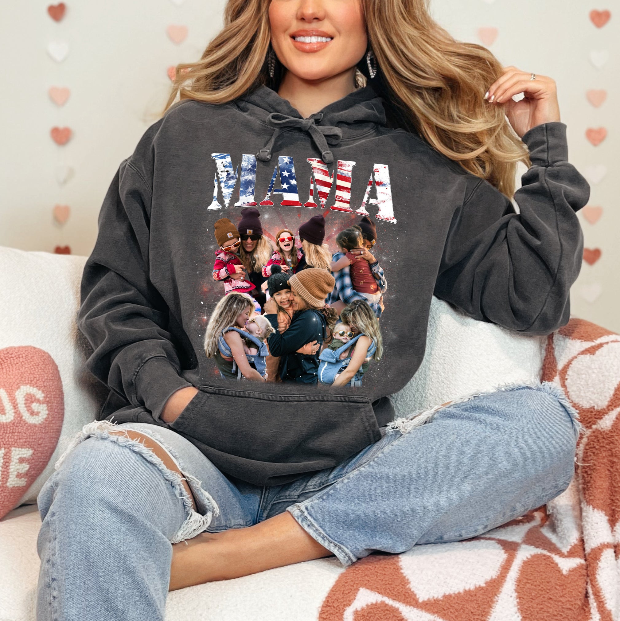 American Mama Custom Shirt – Retro 4th of July Gift for Mom