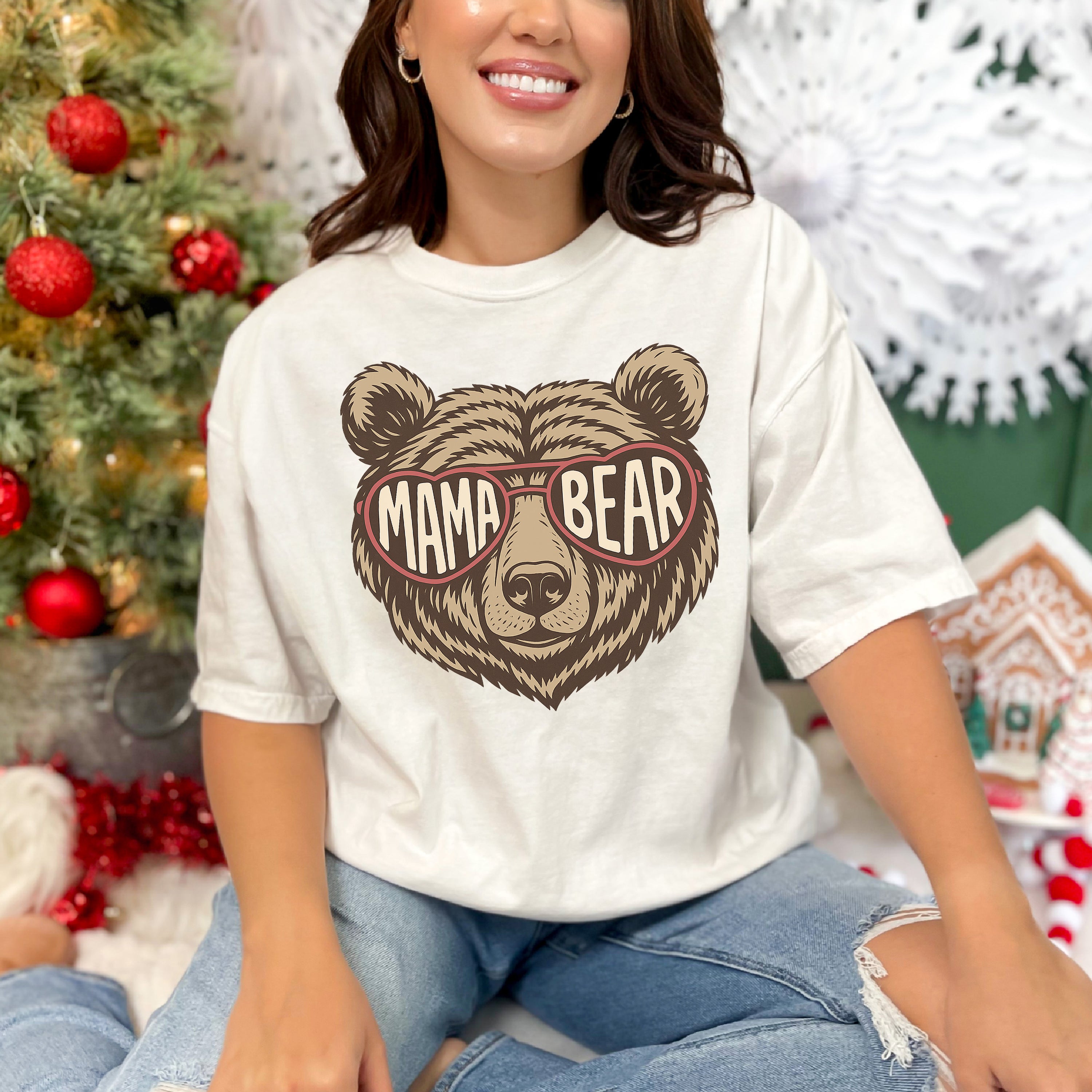 Mama Bear T-Shirt | Comfort Colors Shirt | Gift For Mom