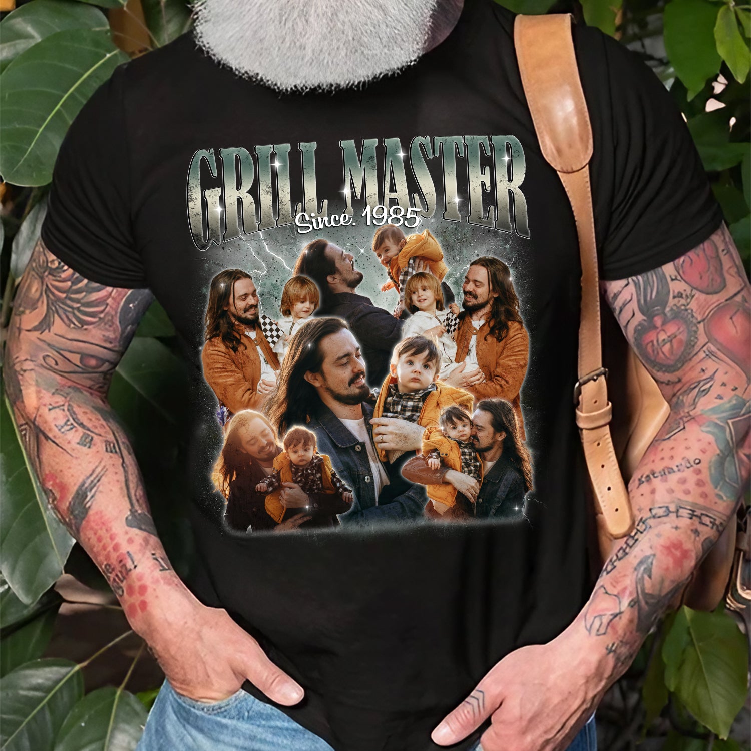 Best Dad Ever Shirt – Custom Photo Dad & Son Tee