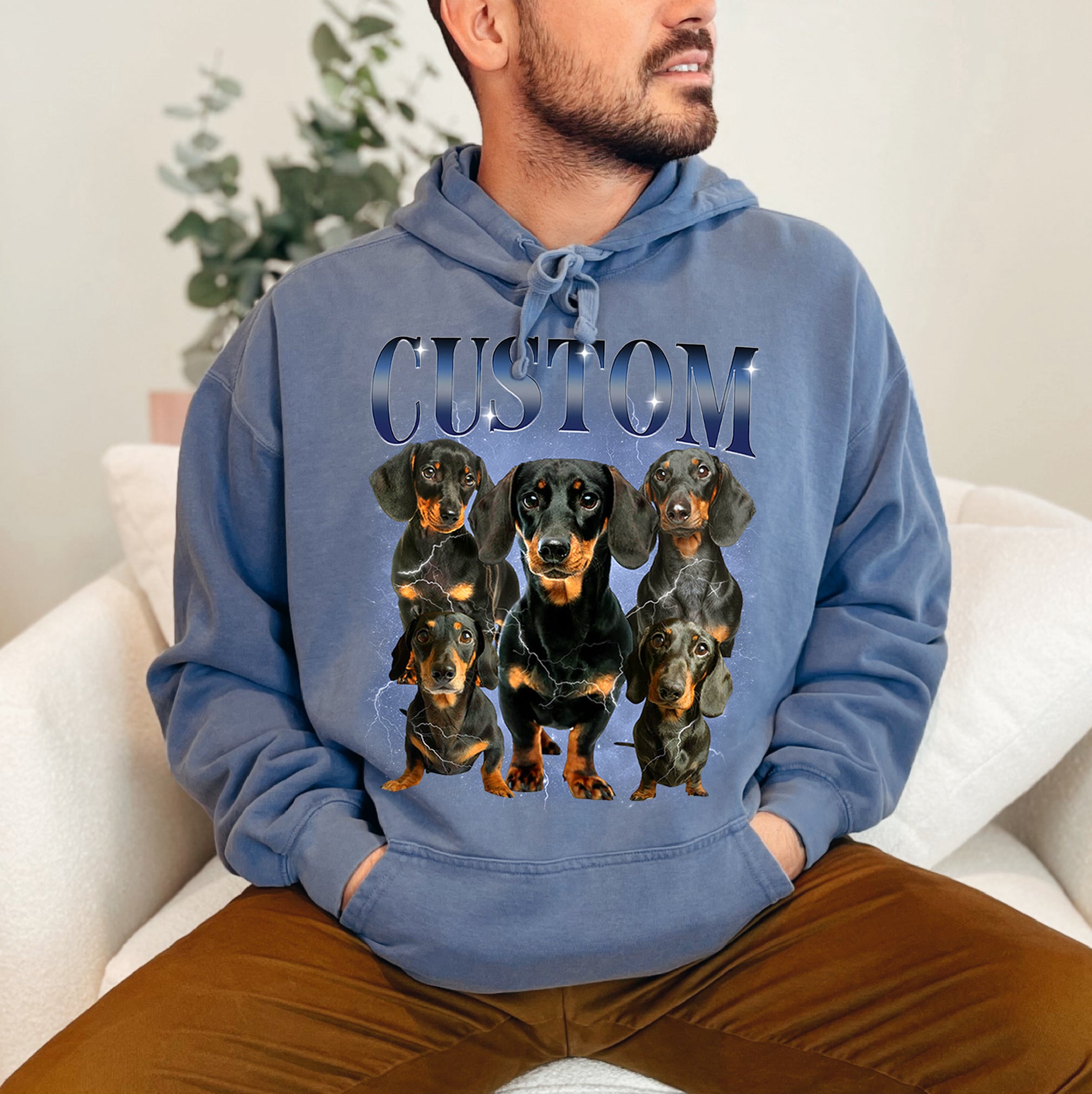 Custom Dog Photo On Shirt - Personalized Pet Photo Collage Shirt