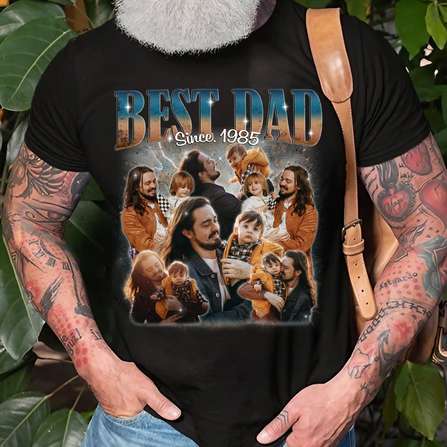 Custom Dad Shirt – Cool Dad Photo Collage Tee