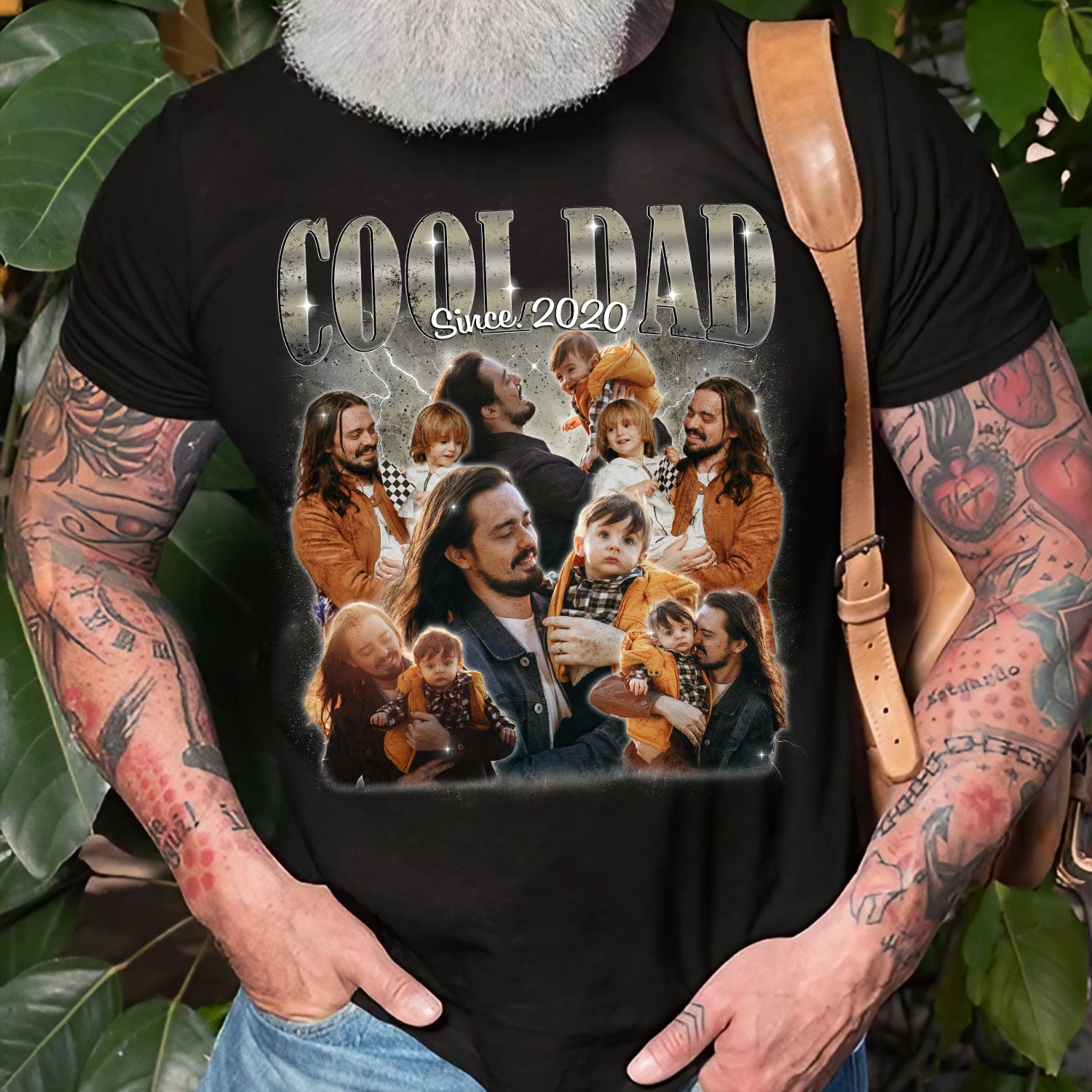 Best Dad Ever Shirt – Custom Photo Dad & Son Tee