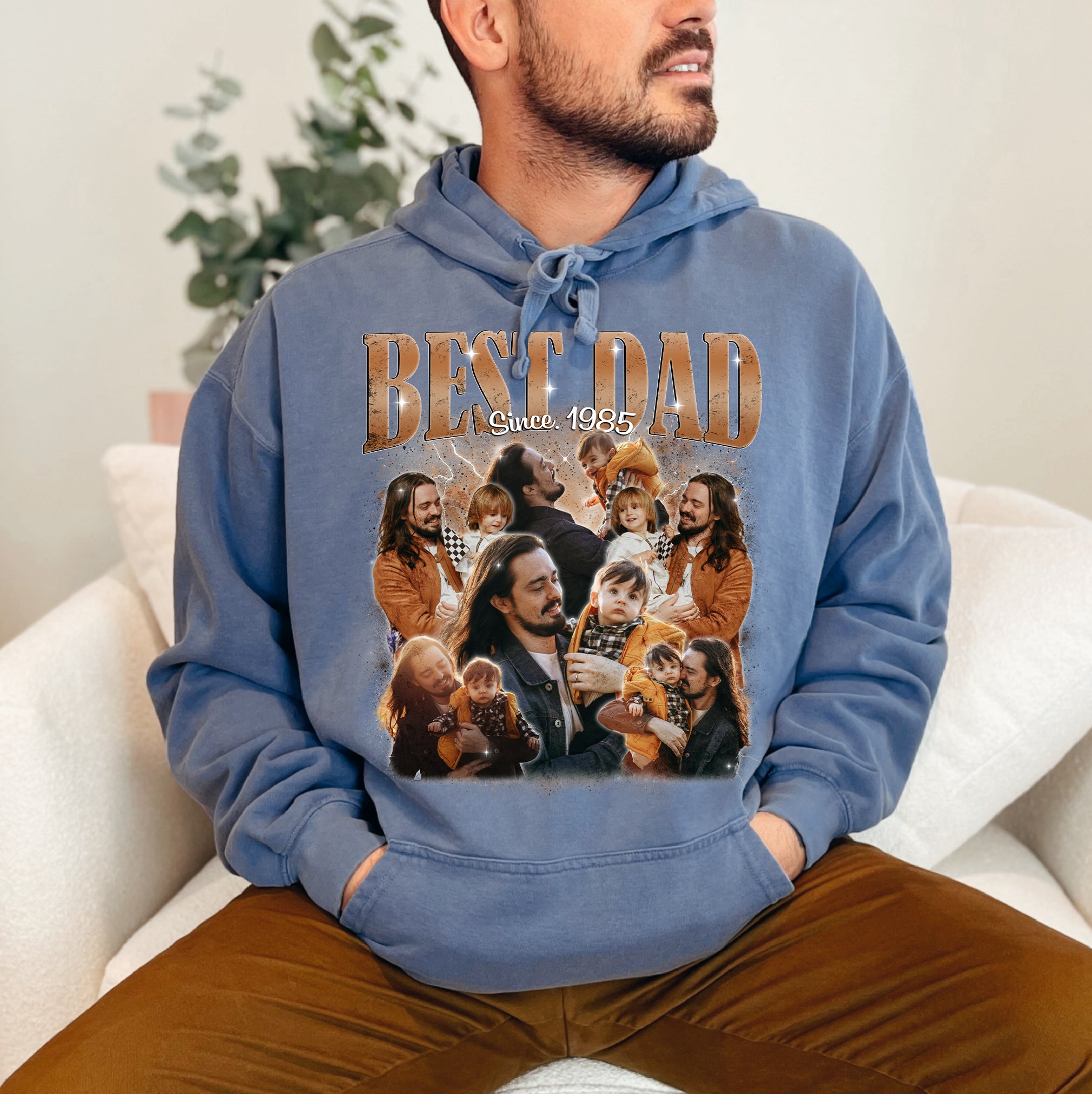 Best Dad Ever Shirt – Custom Photo Dad & Son Tee