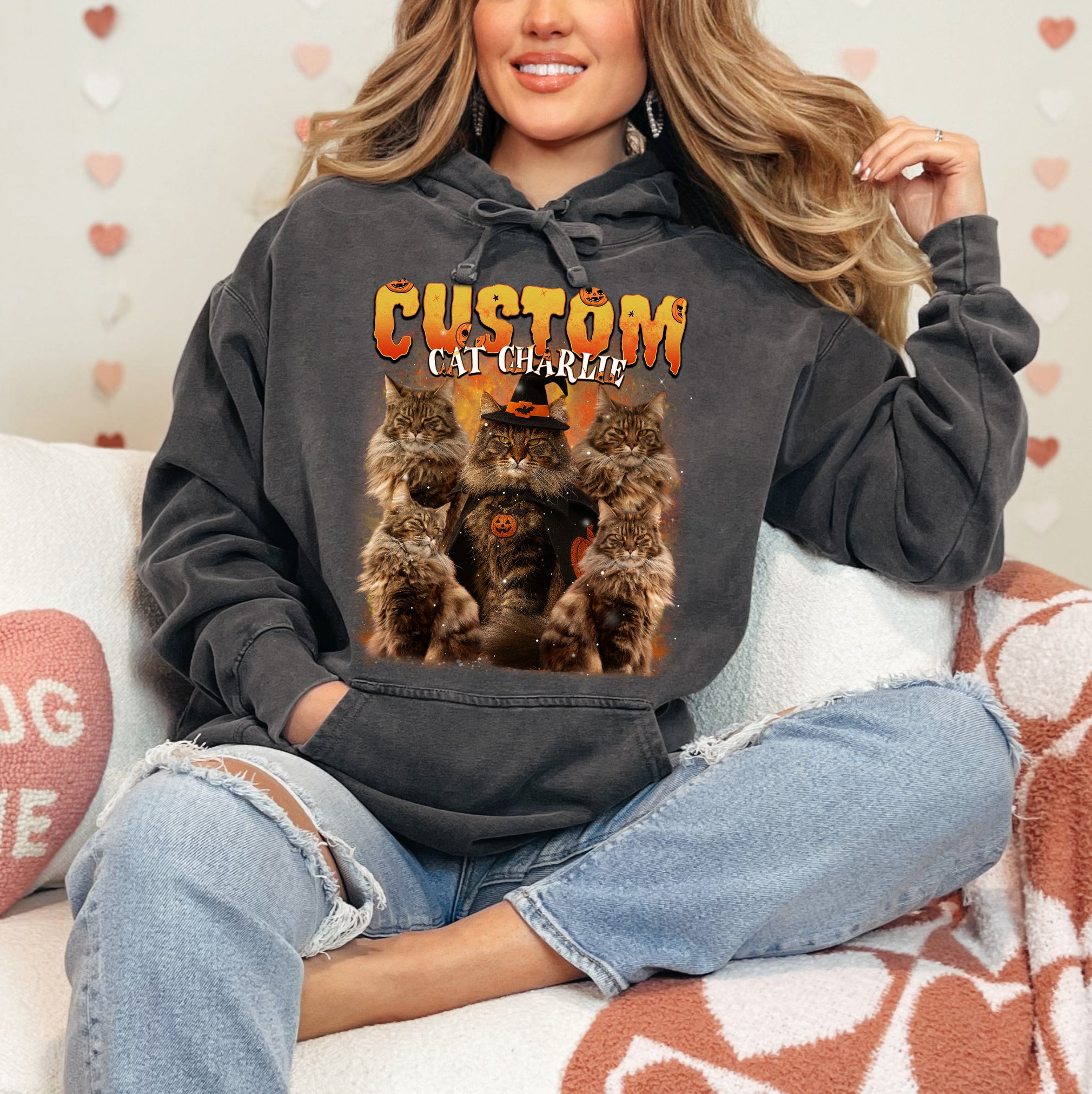 Custom Halloween Cat Shirt – Shirt with Pet’s Face