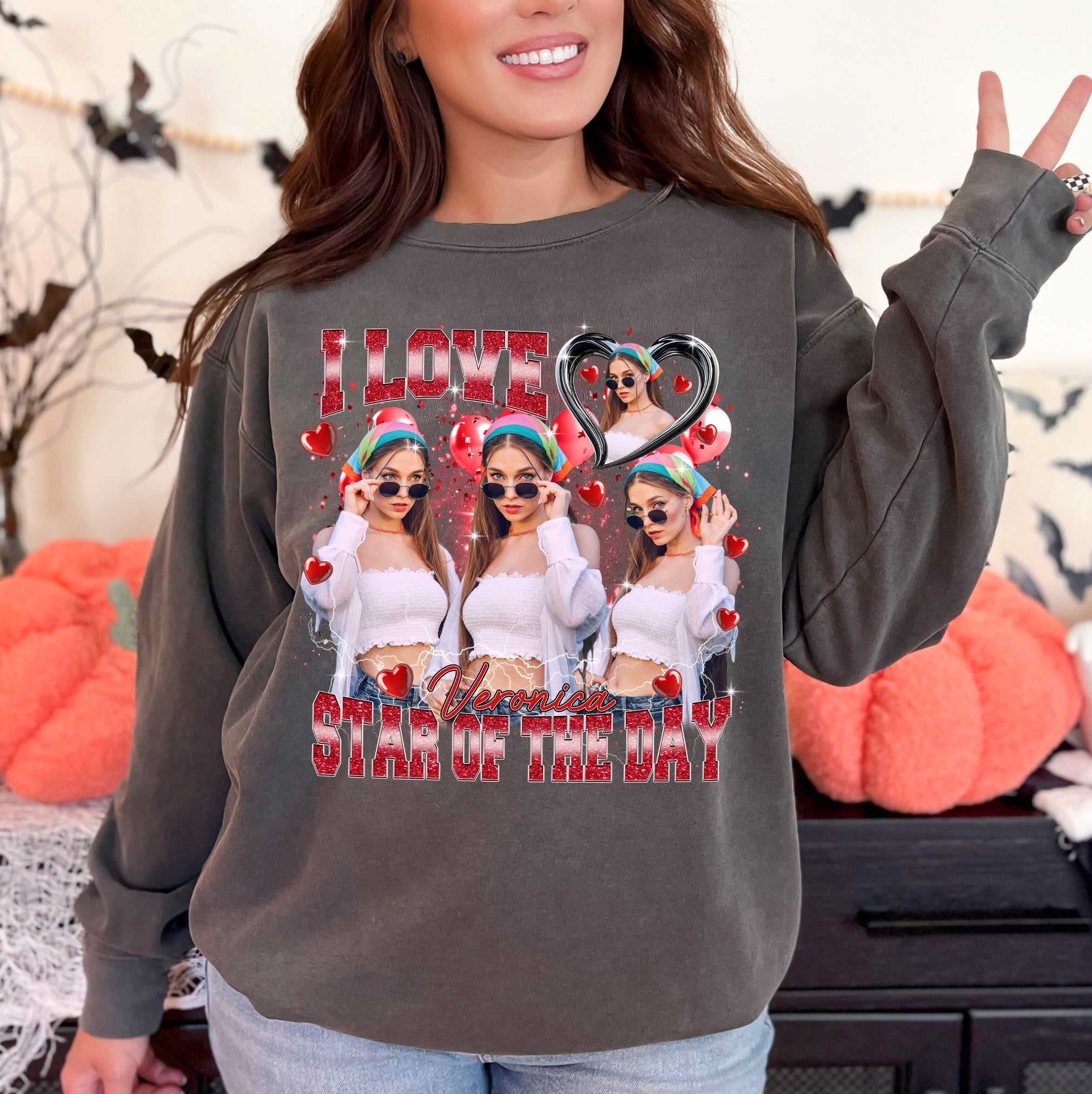Unique Personalized Photo Shirt – Show Your Love Like a Star of The Day