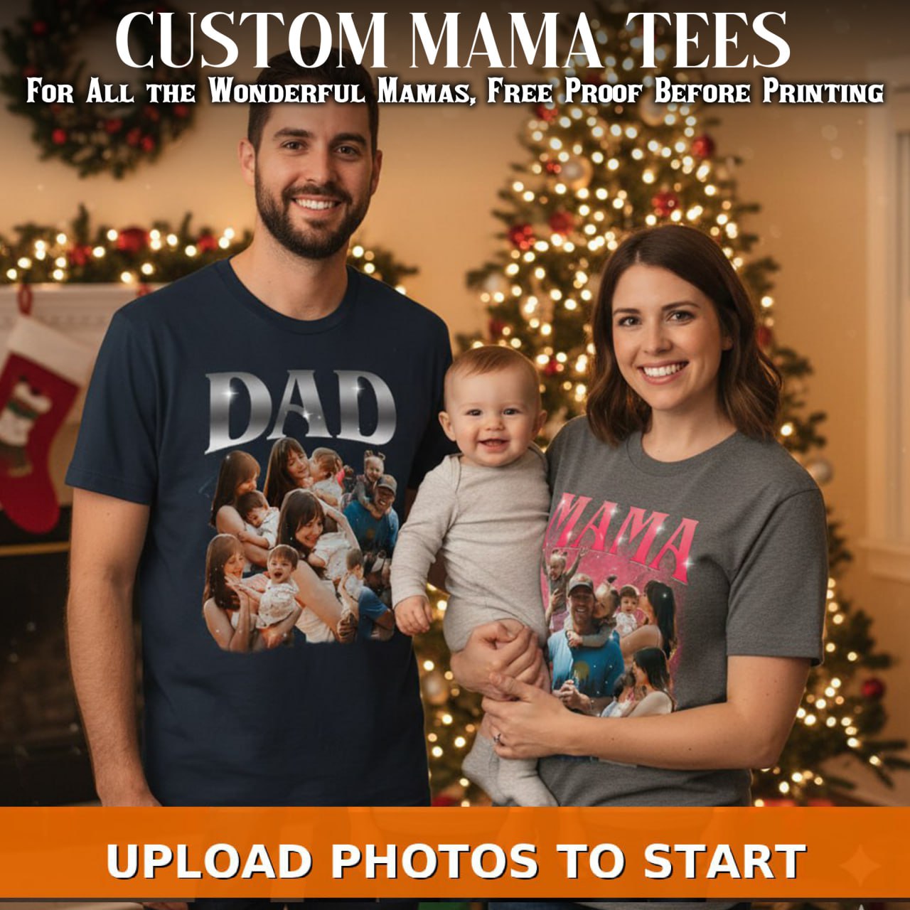 Custom Family Photo Face Shirt, Wife or Girlfriend Photo Shirt, Personalized Bootleg Birthday Gift
