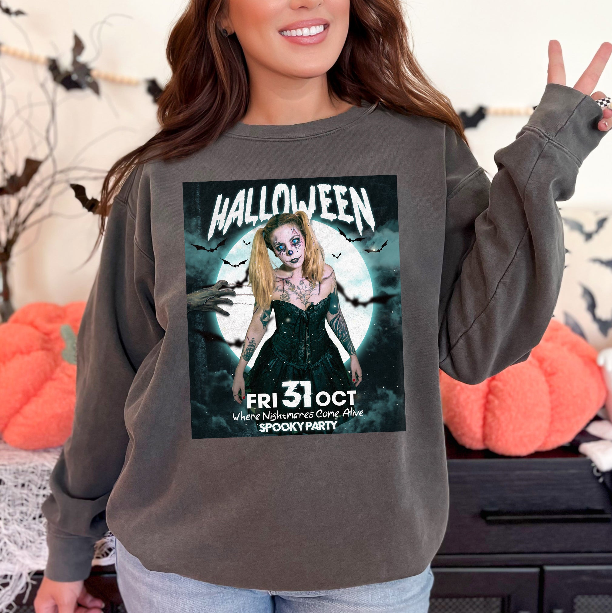 Spooky Party Halloween Shirt – Comfort Colors Graphic Tee