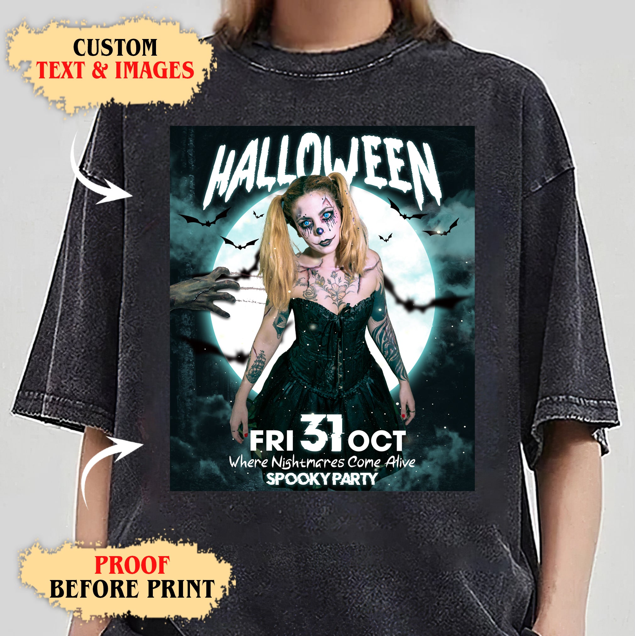 Spooky Party Halloween Shirt – Comfort Colors Graphic Tee
