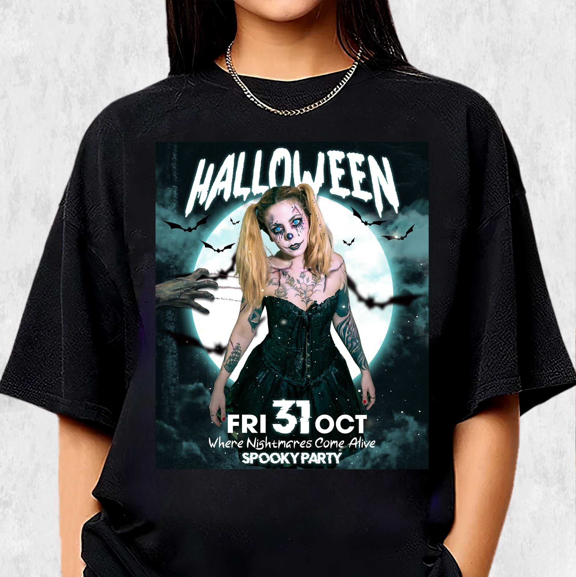 Spooky Party Halloween Shirt – Comfort Colors Graphic Tee