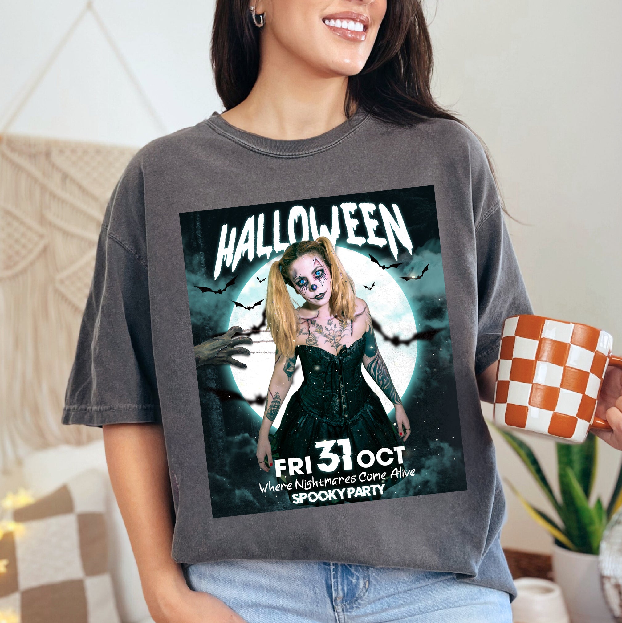 Spooky Party Halloween Shirt – Comfort Colors Graphic Tee