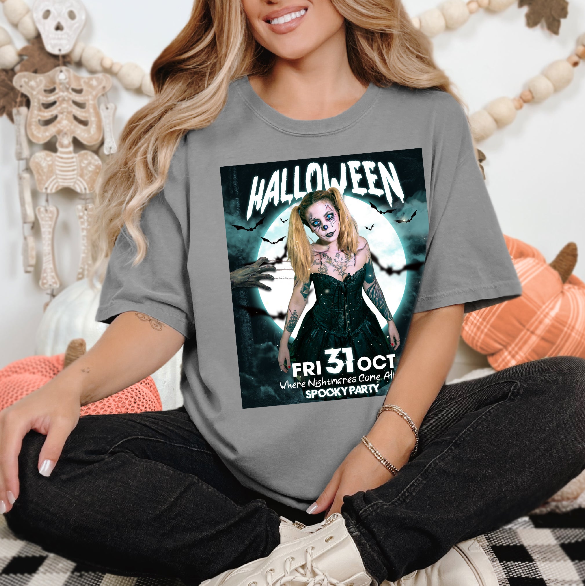Spooky Party Halloween Shirt – Comfort Colors Graphic Tee