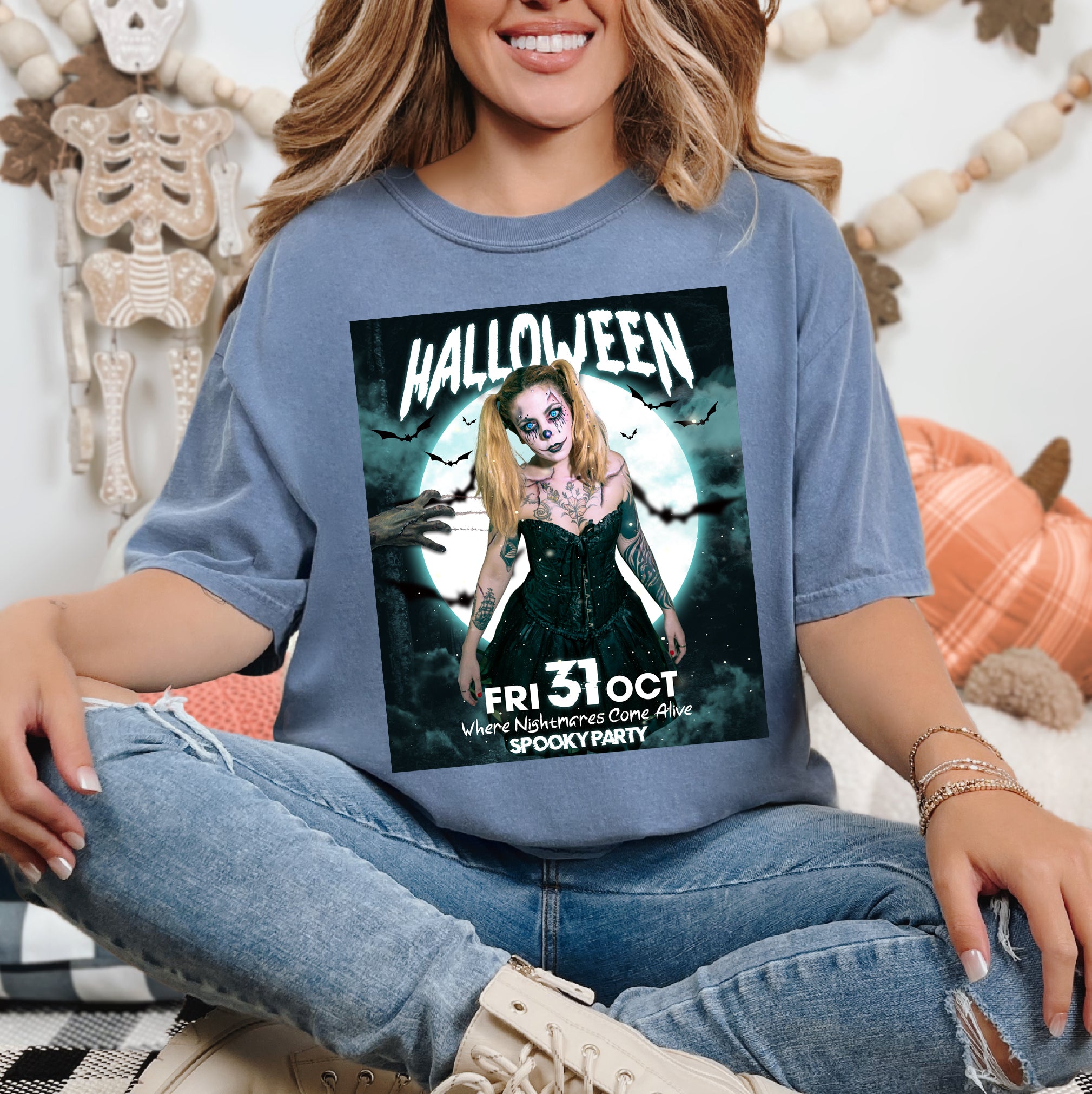 Spooky Party Halloween Shirt – Comfort Colors Graphic Tee