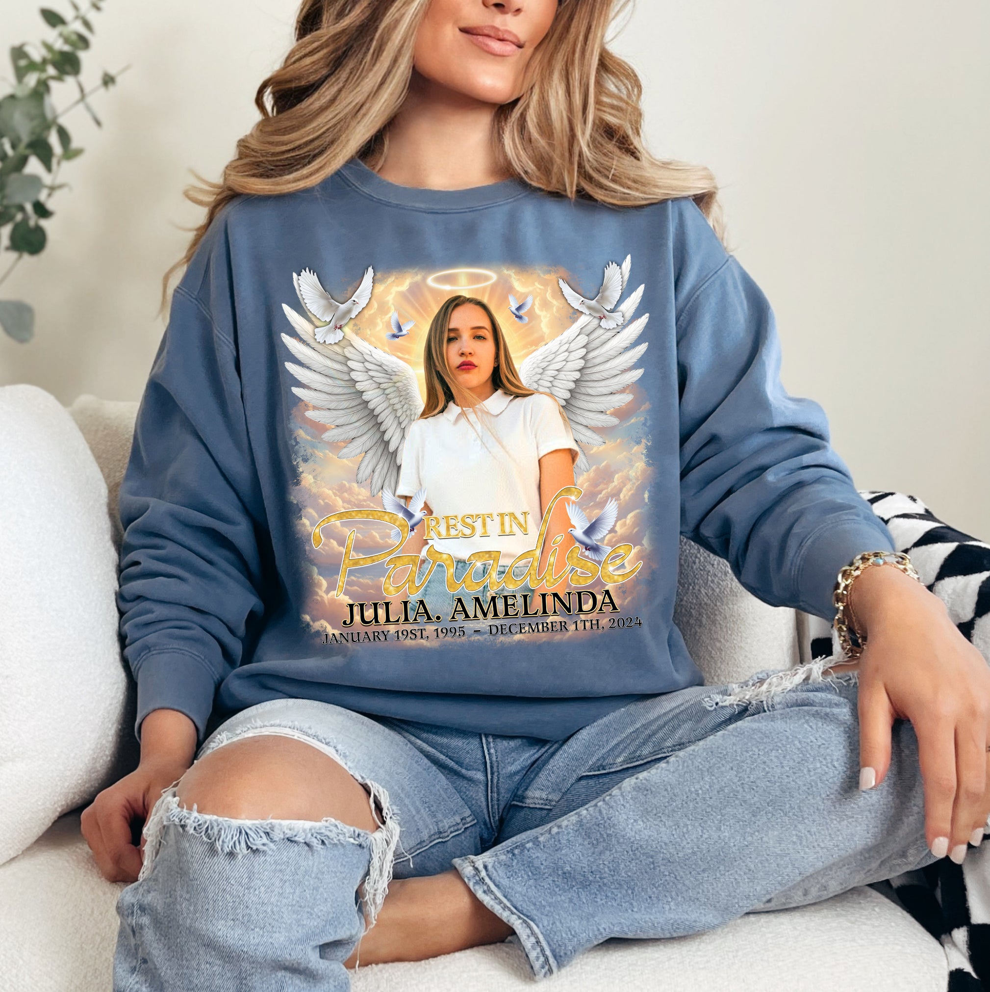 Forever in Paradise Tee - Custom Comfort Colors Memorial T-Shirts
