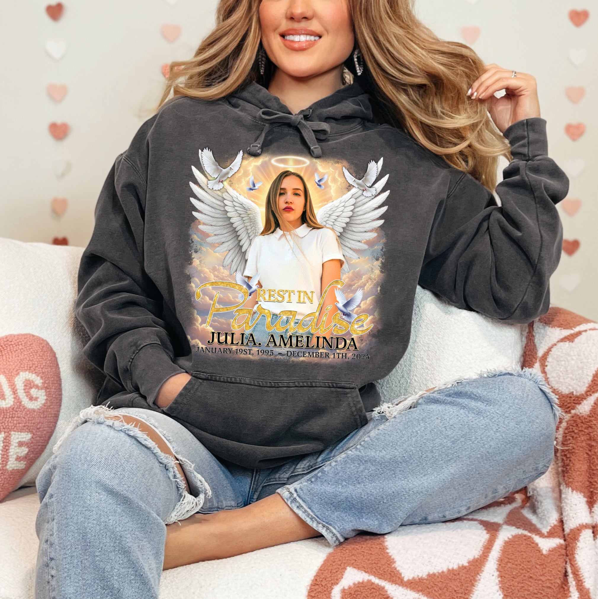 Forever in Paradise Tee - Custom Comfort Colors Memorial T-Shirts