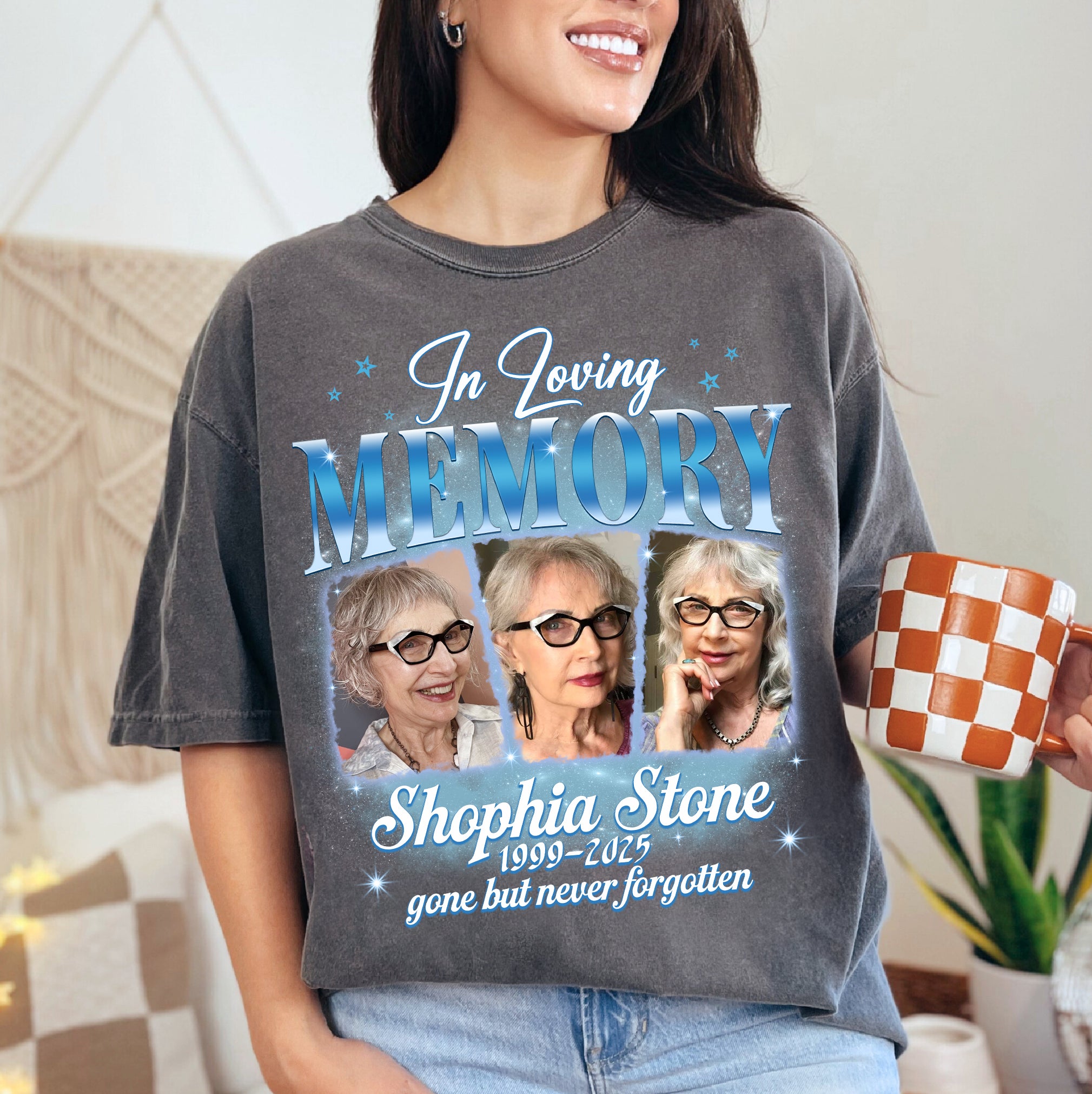 In Loving Memory Custom Photo Tee – Personalized Memorial T-Shirts
