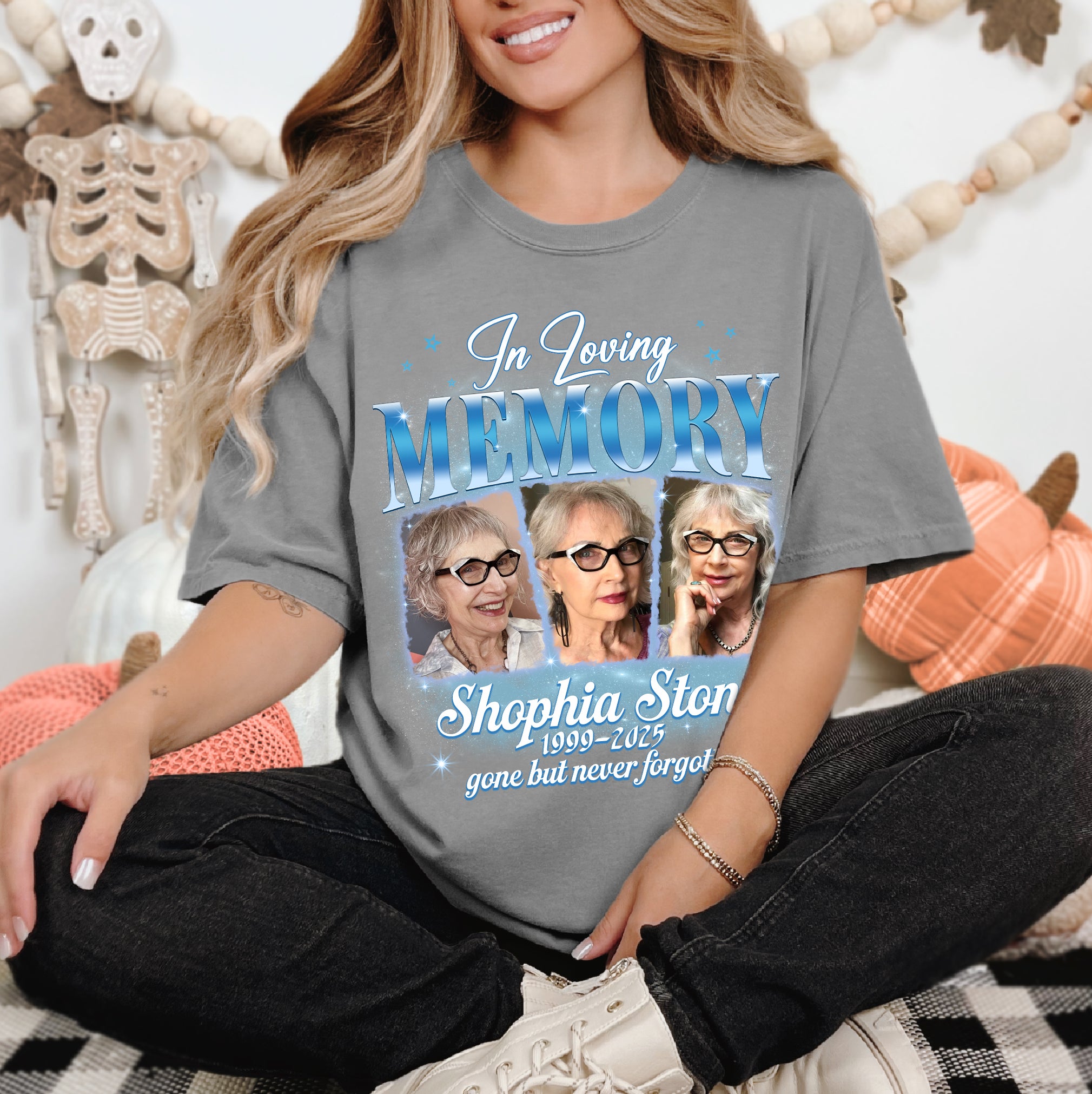 In Loving Memory Custom Photo Tee – Personalized Memorial T-Shirts