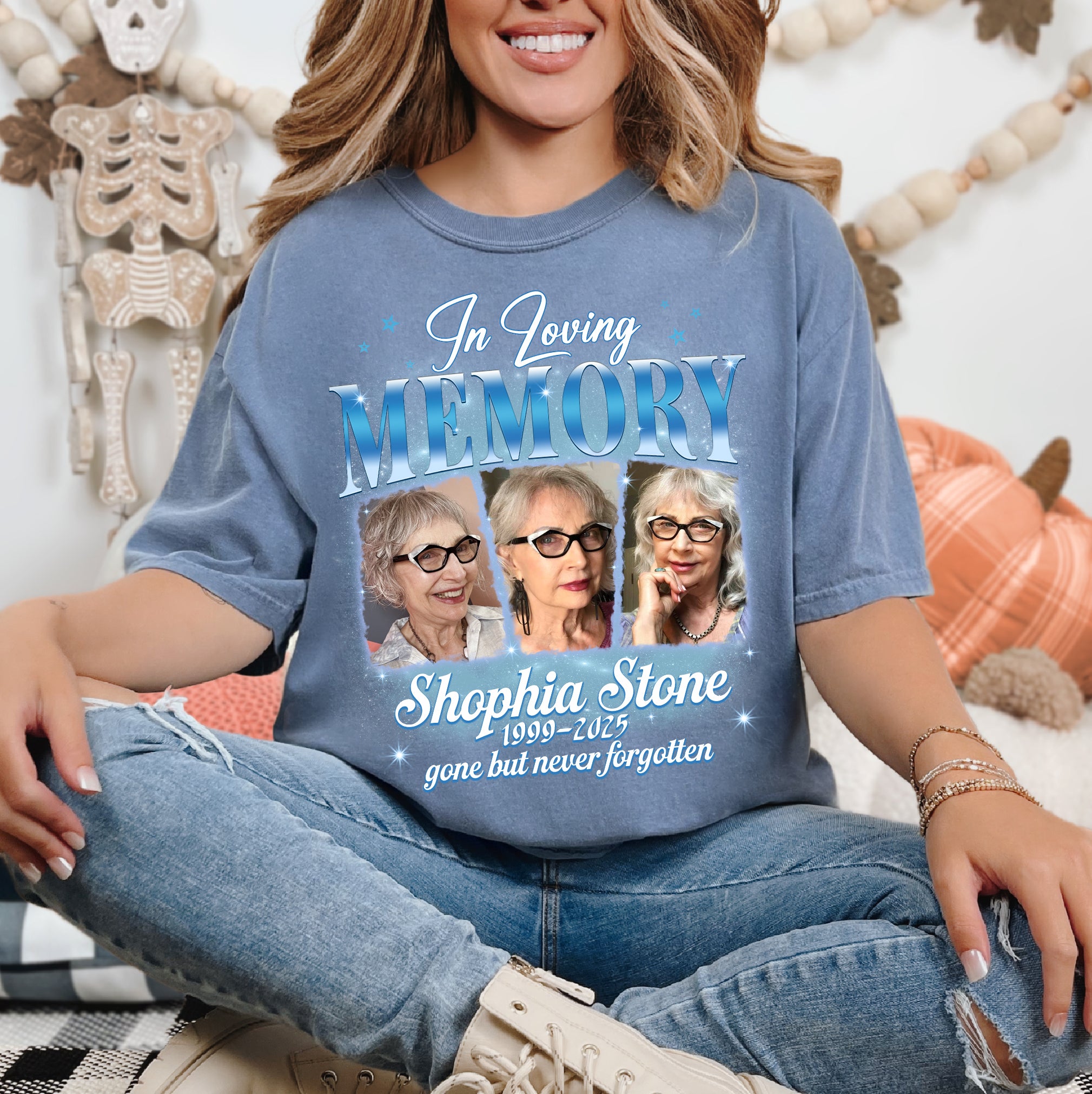In Loving Memory Custom Photo Tee – Personalized Memorial T-Shirts