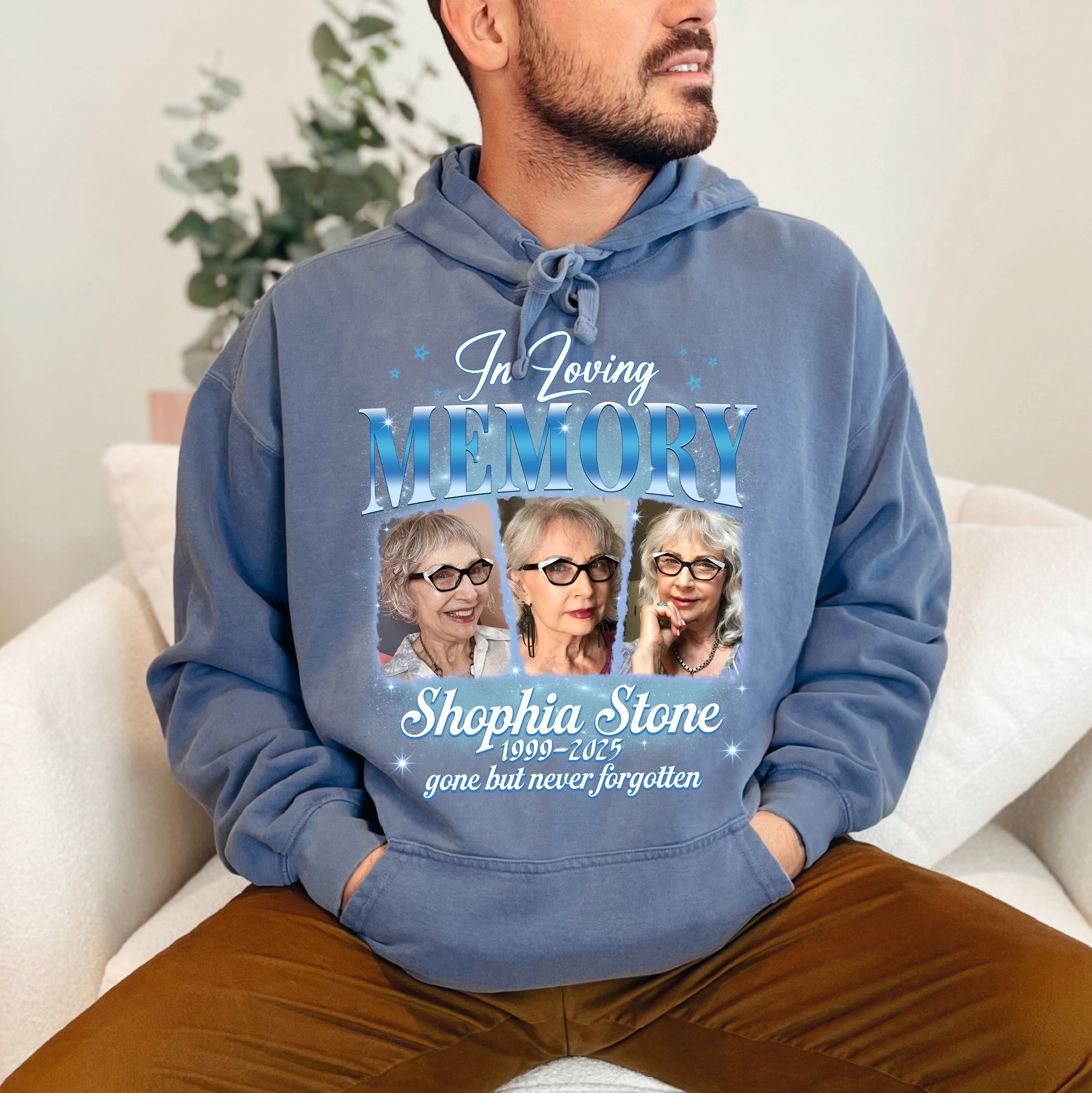 In Loving Memory Custom Photo Tee – Personalized Memorial T-Shirts