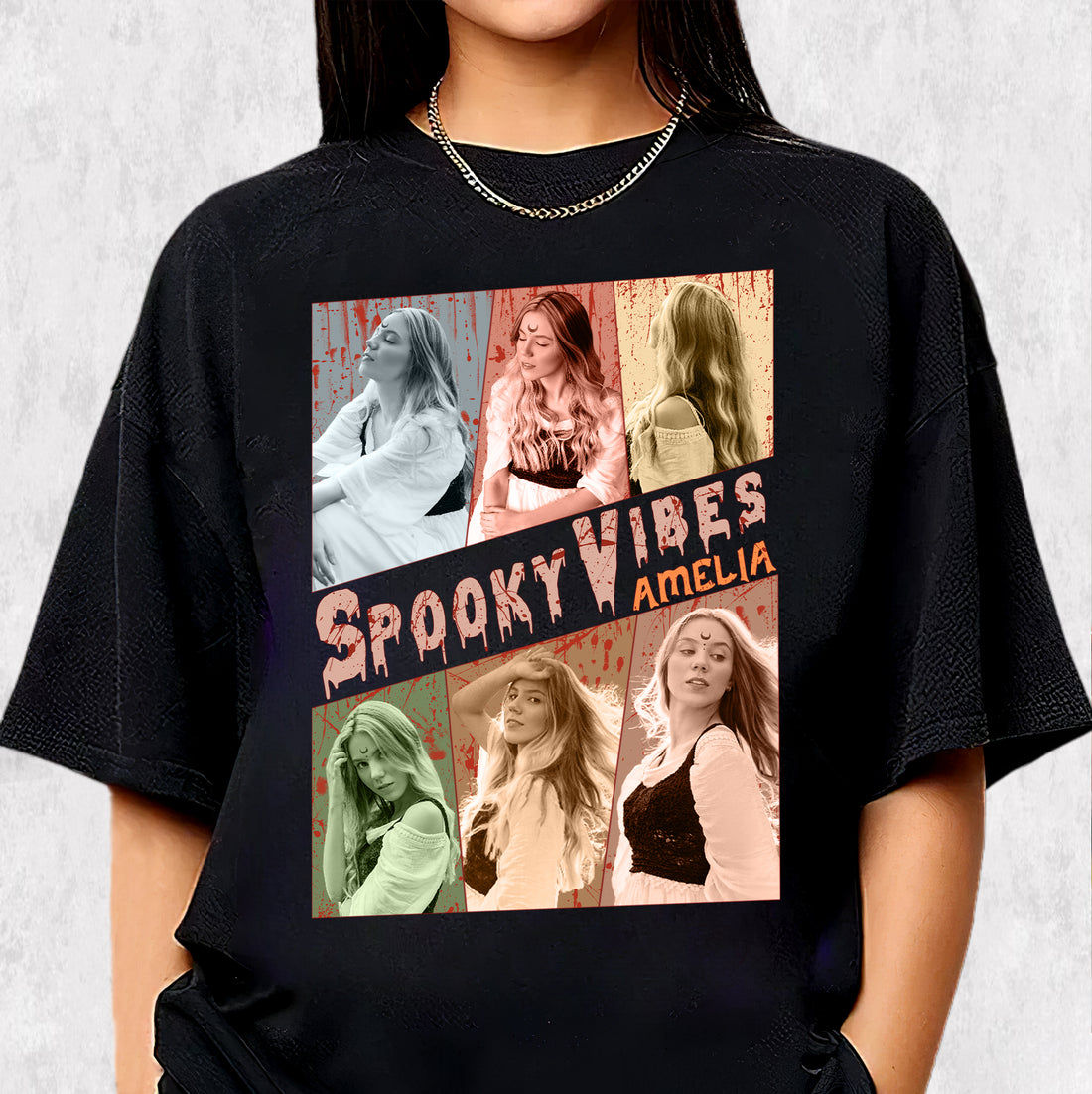 Retro Spooky Vibes Shirt – Vintage Comfort Colors Tee