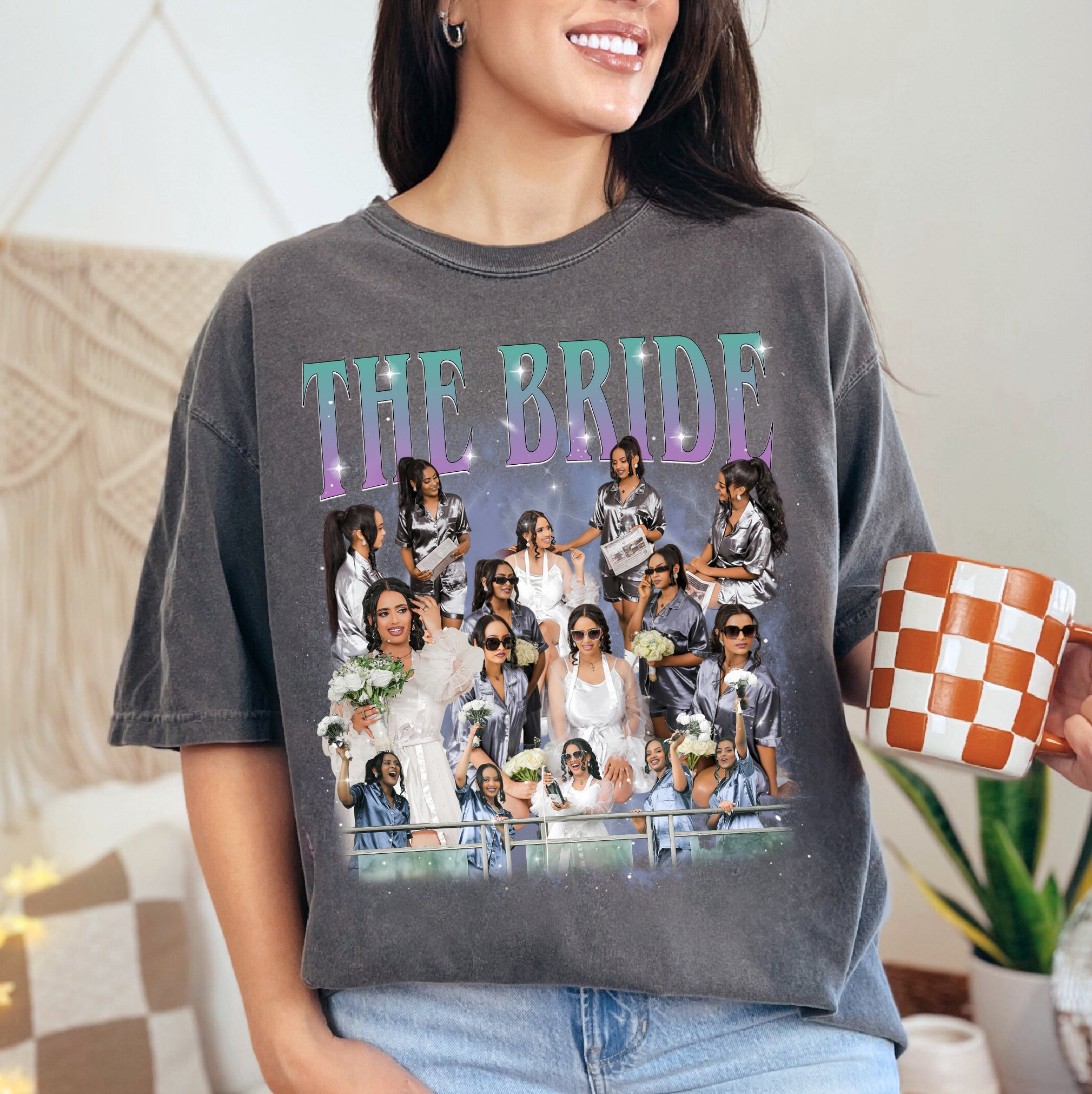 Custom Bachelorette Party Shirt – Bride or Groom Squad Photo