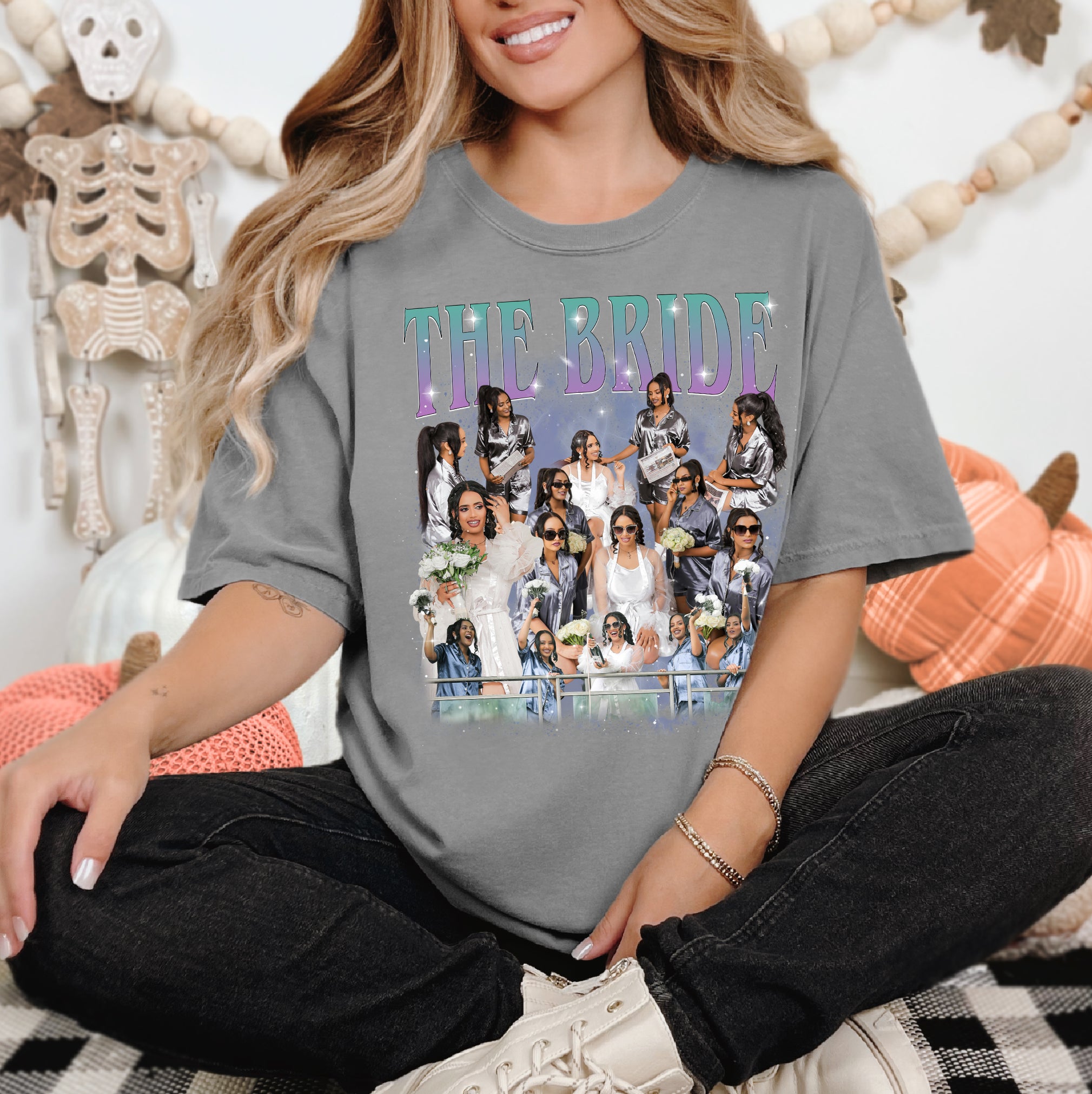 Custom Bachelorette Party Shirt – Bride or Groom Squad Photo