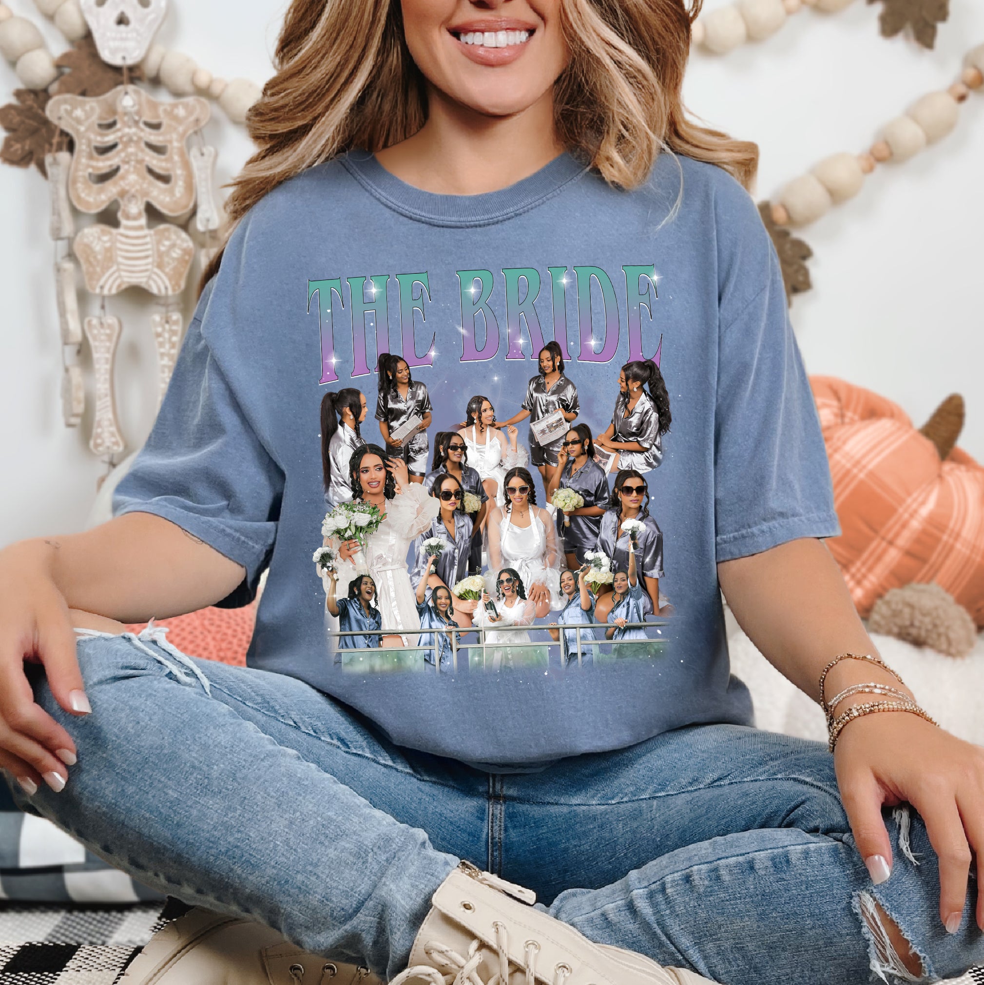 Custom Bachelorette Party Shirt – Bride or Groom Squad Photo