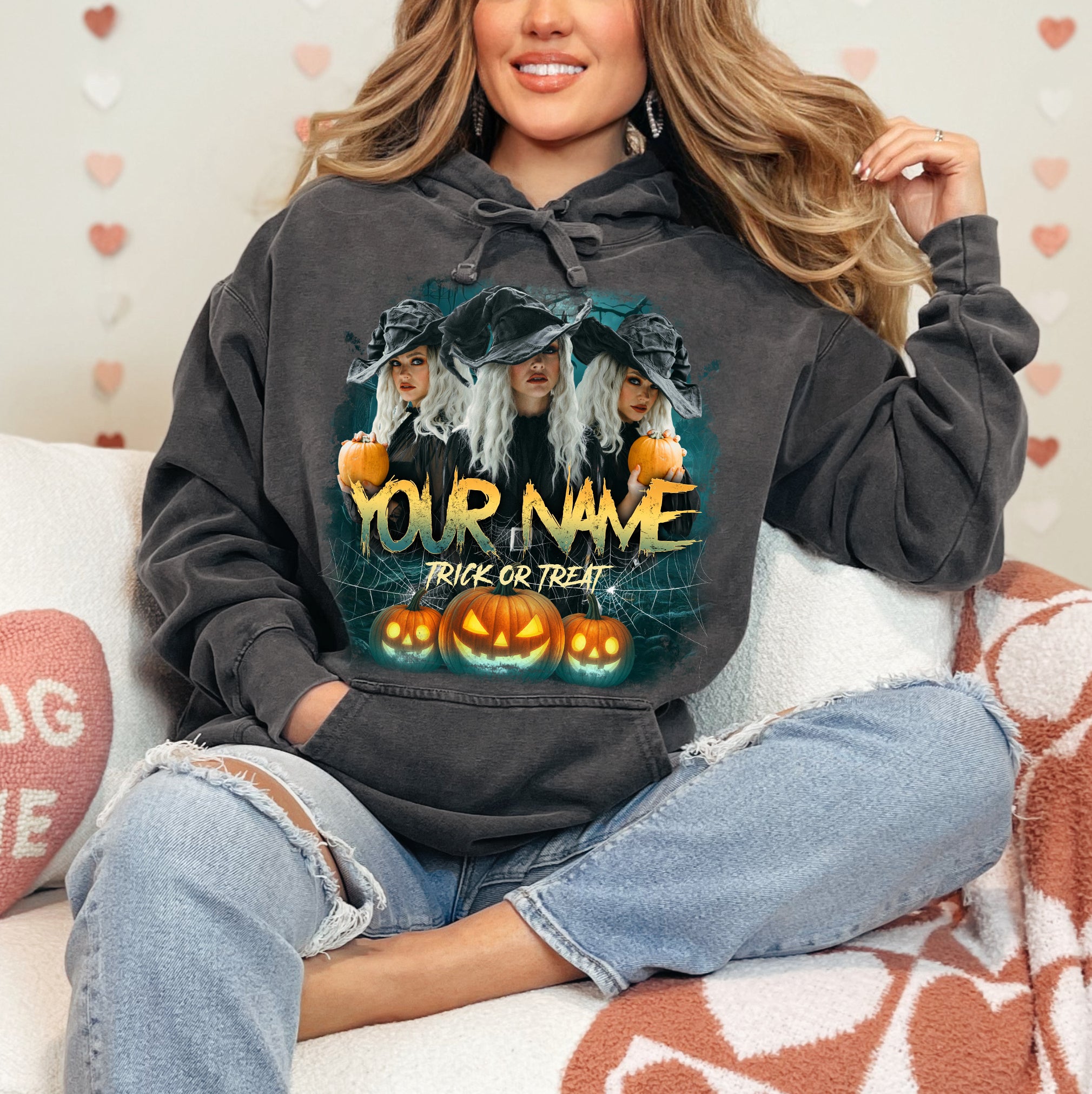 Custom Halloween Witch Shirt – Trick or Treat Tee