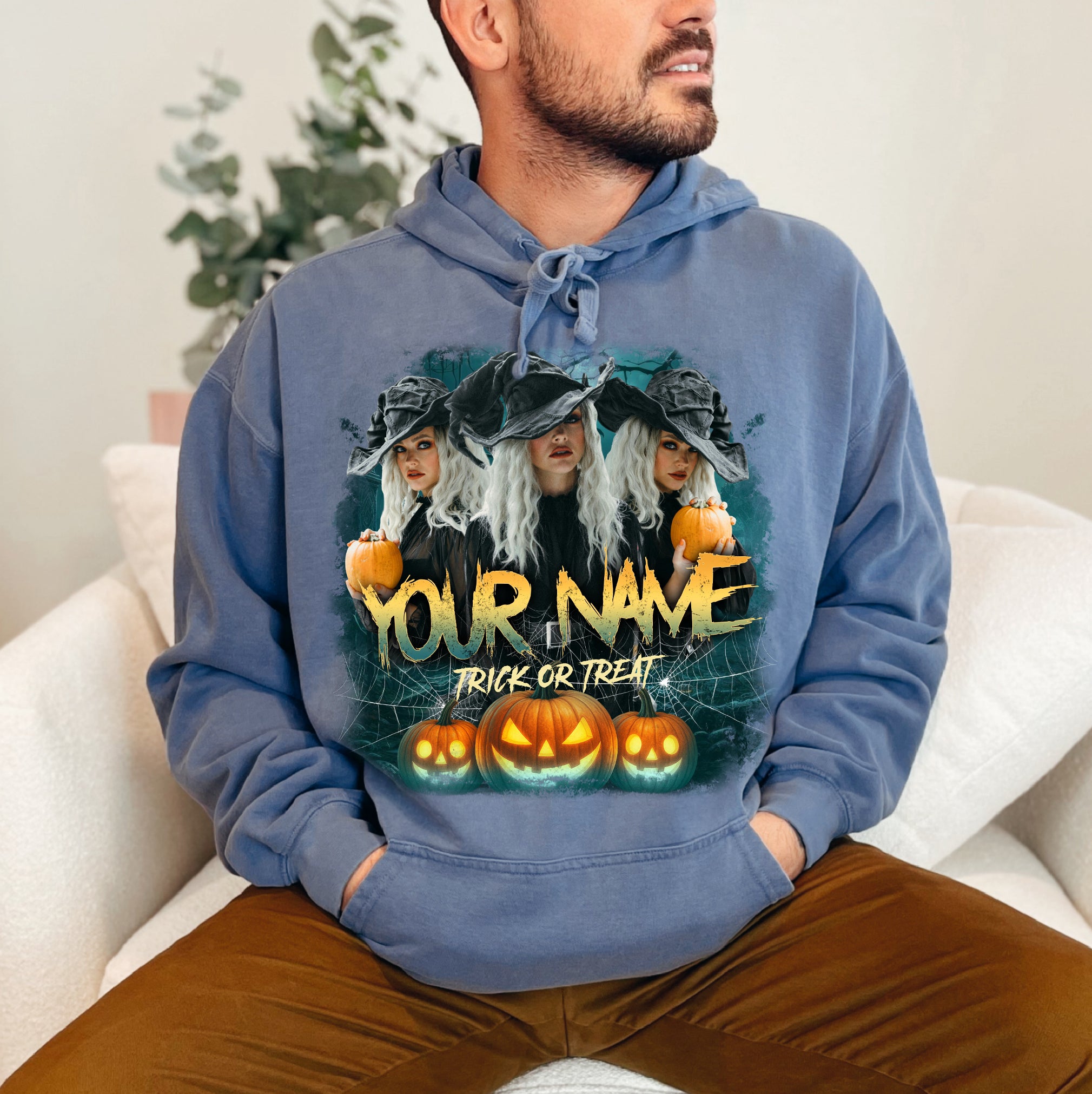 Custom Halloween Witch Shirt – Trick or Treat Tee